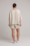 back of women's  tusk linen shorts fromeb&ive ladies