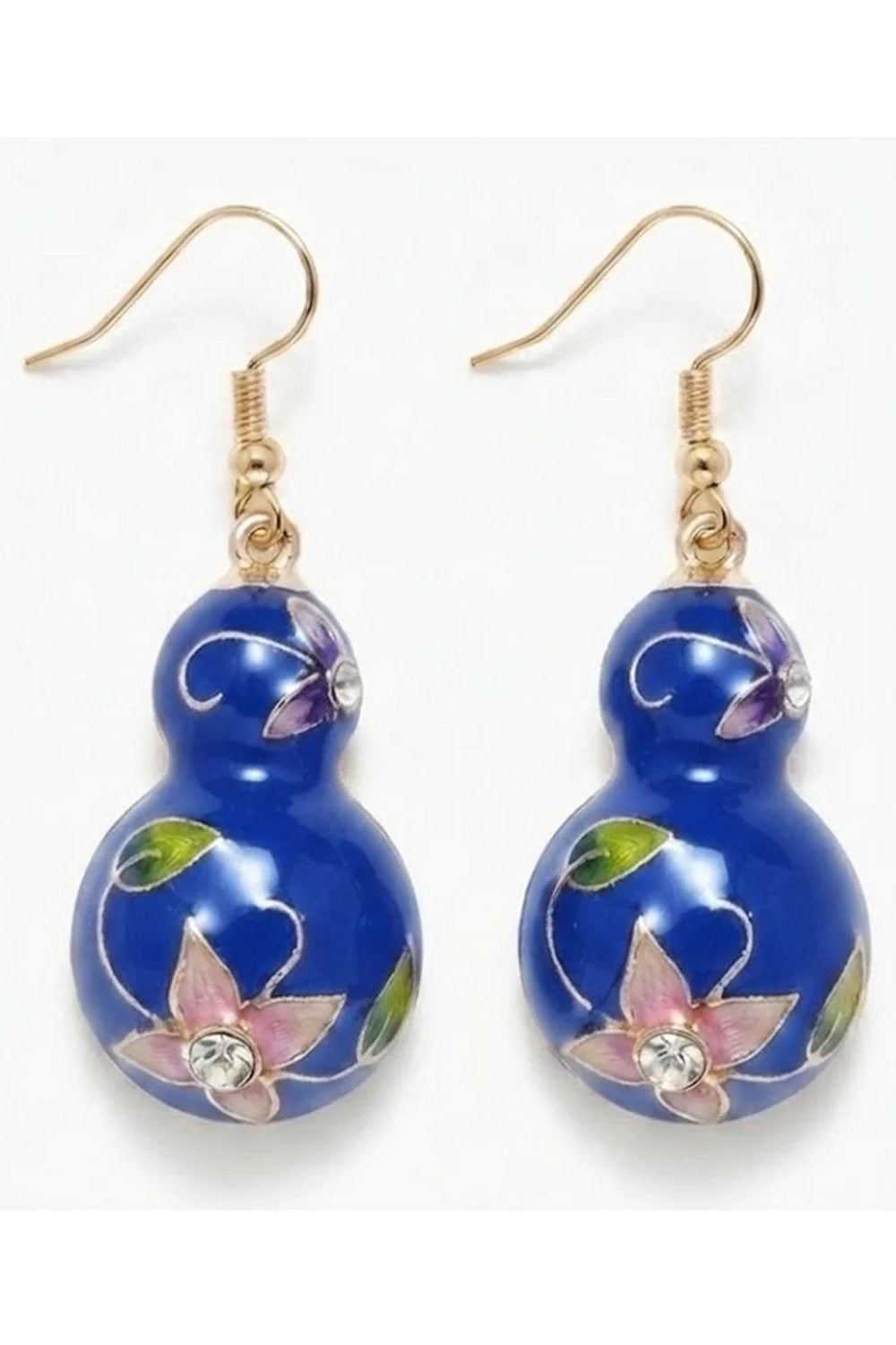 Enamel Hana Drop Earrings