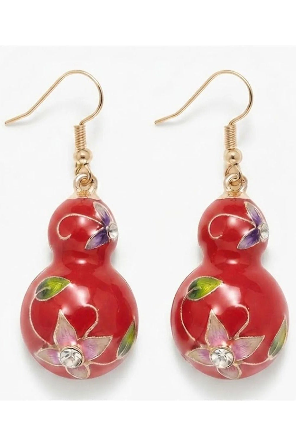 Enamel Hana Drop Earrings