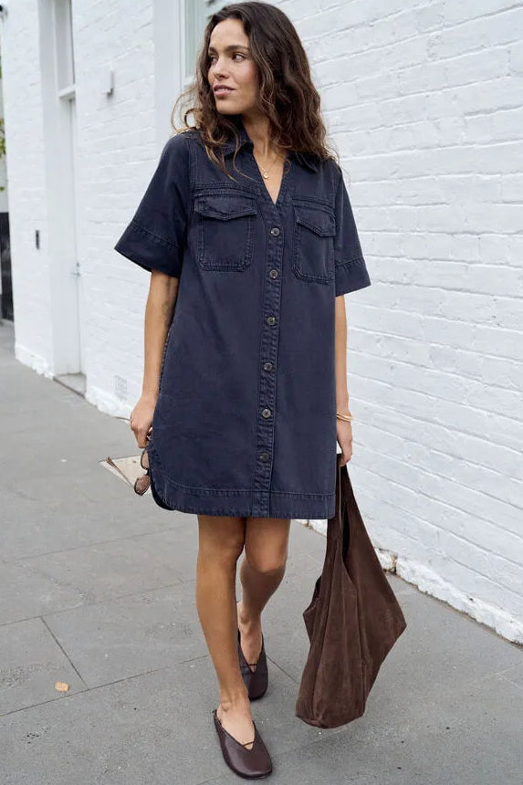 Bonnie Relaxed Shirt Dress