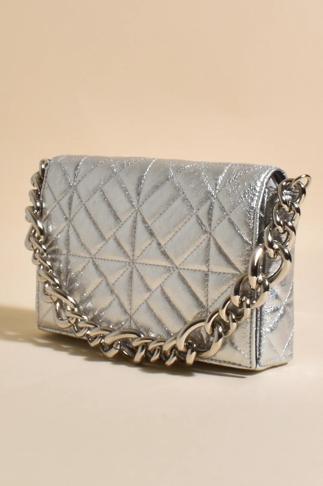 Amira Patten Quilt Shoulder Bag