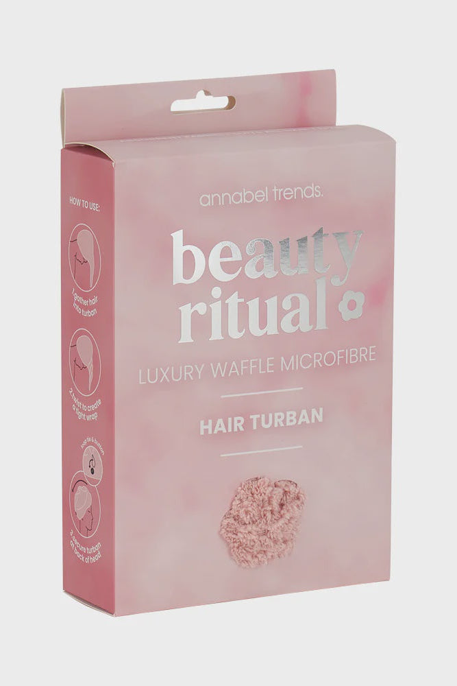 Beauty Ritual Luxury Waffle Hair Turban