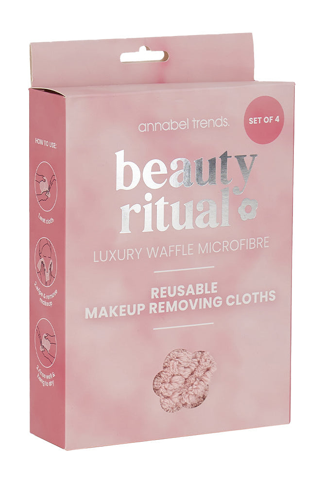 Beauty Ritual Luxury Waffle Makeup Removing Cloths