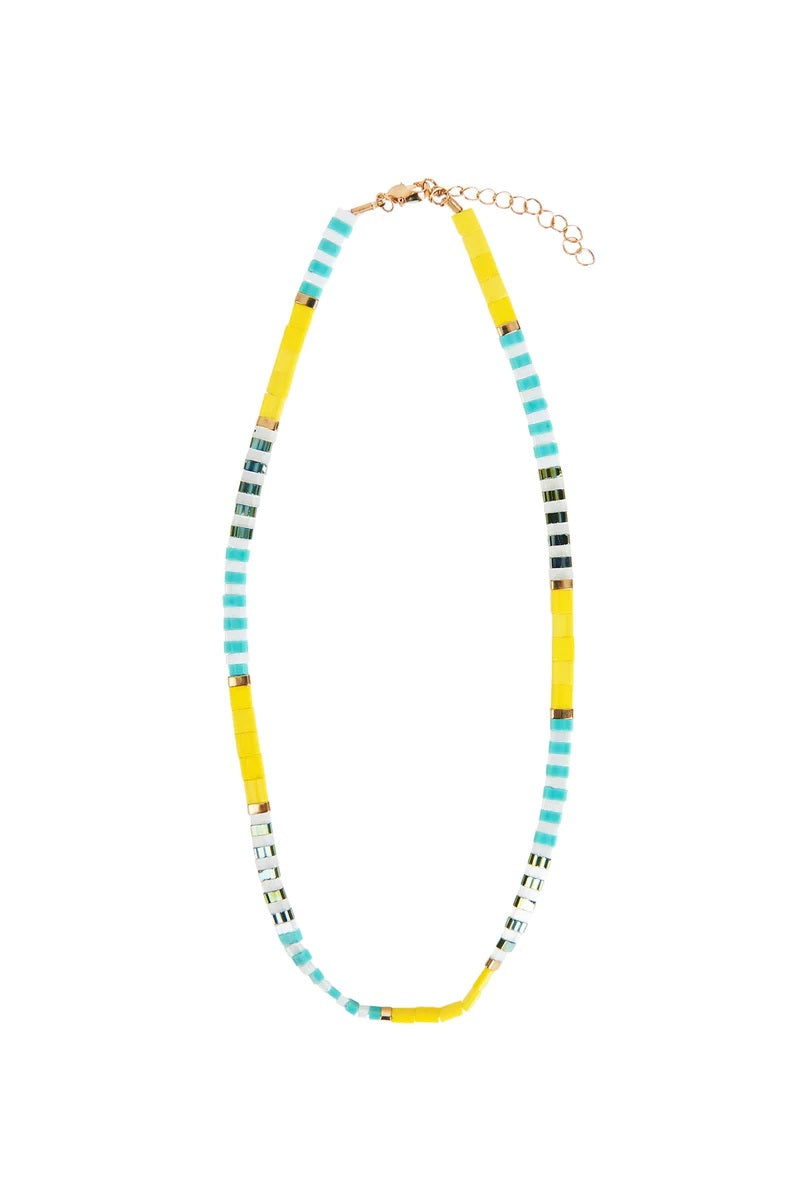 Aura Glass Bead Necklace
