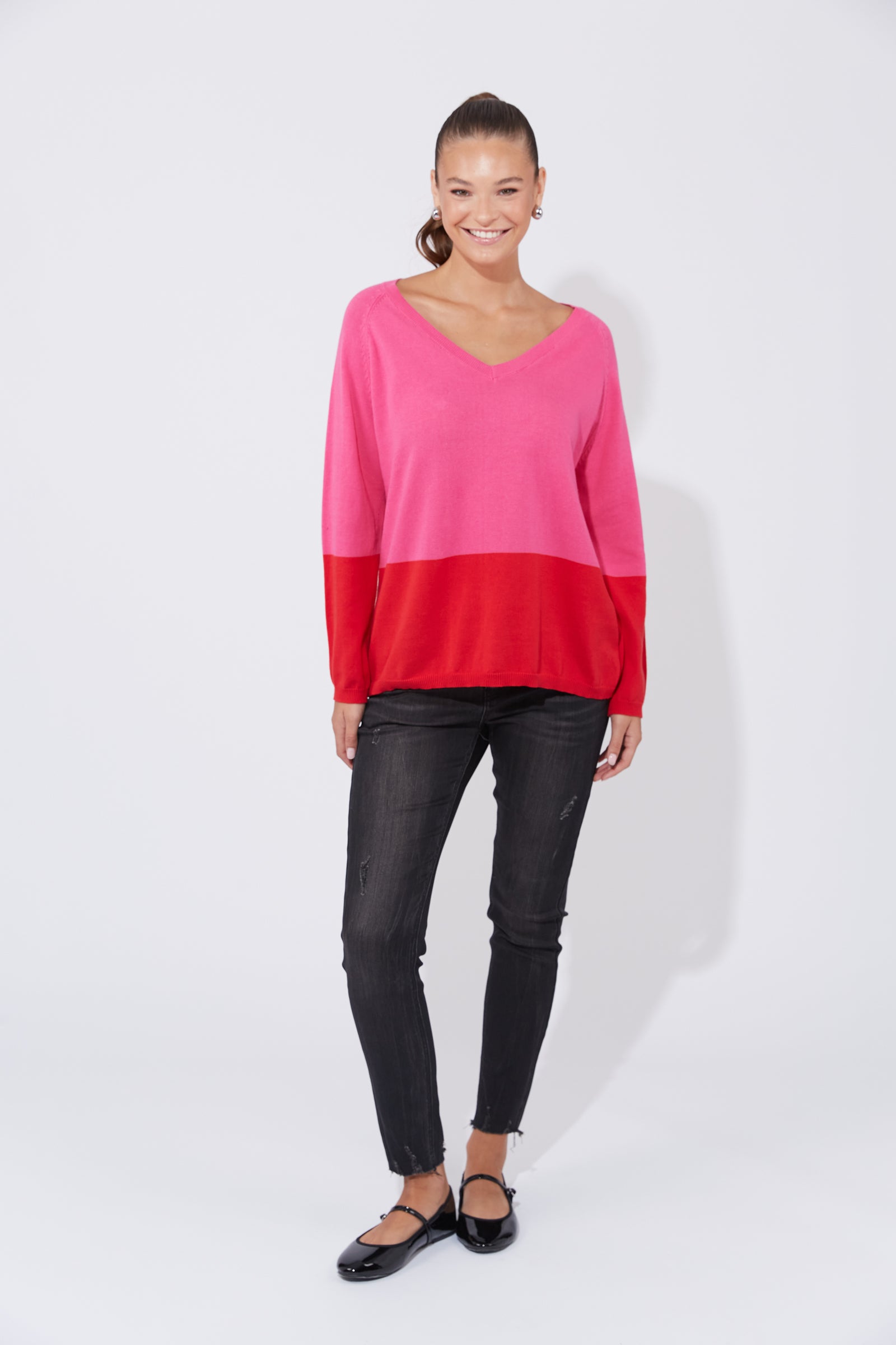 Casablanca Block Knit Jumper