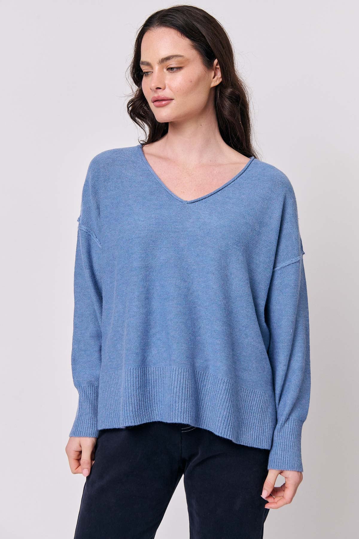 Classic Knit V-Neck Jumper