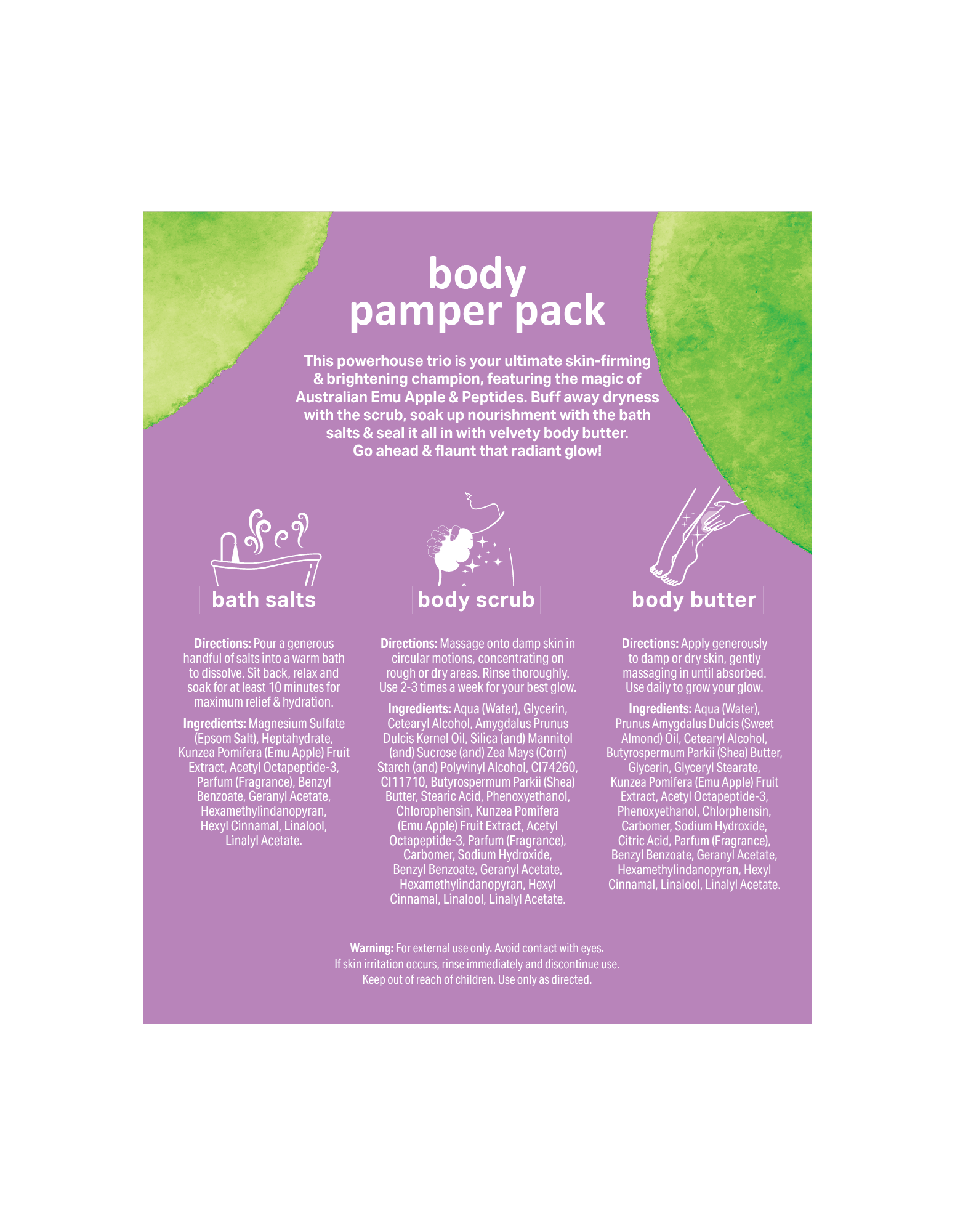 Radiant Ritual Body Pamper Pack