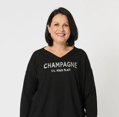 Champagne Knit Top