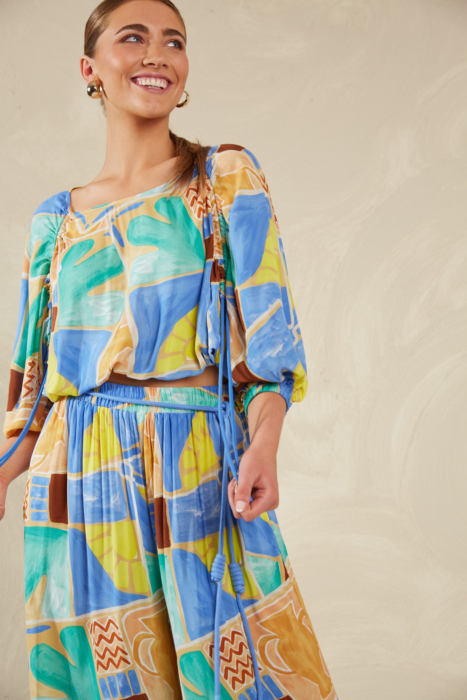 Palermo Drawstring Top