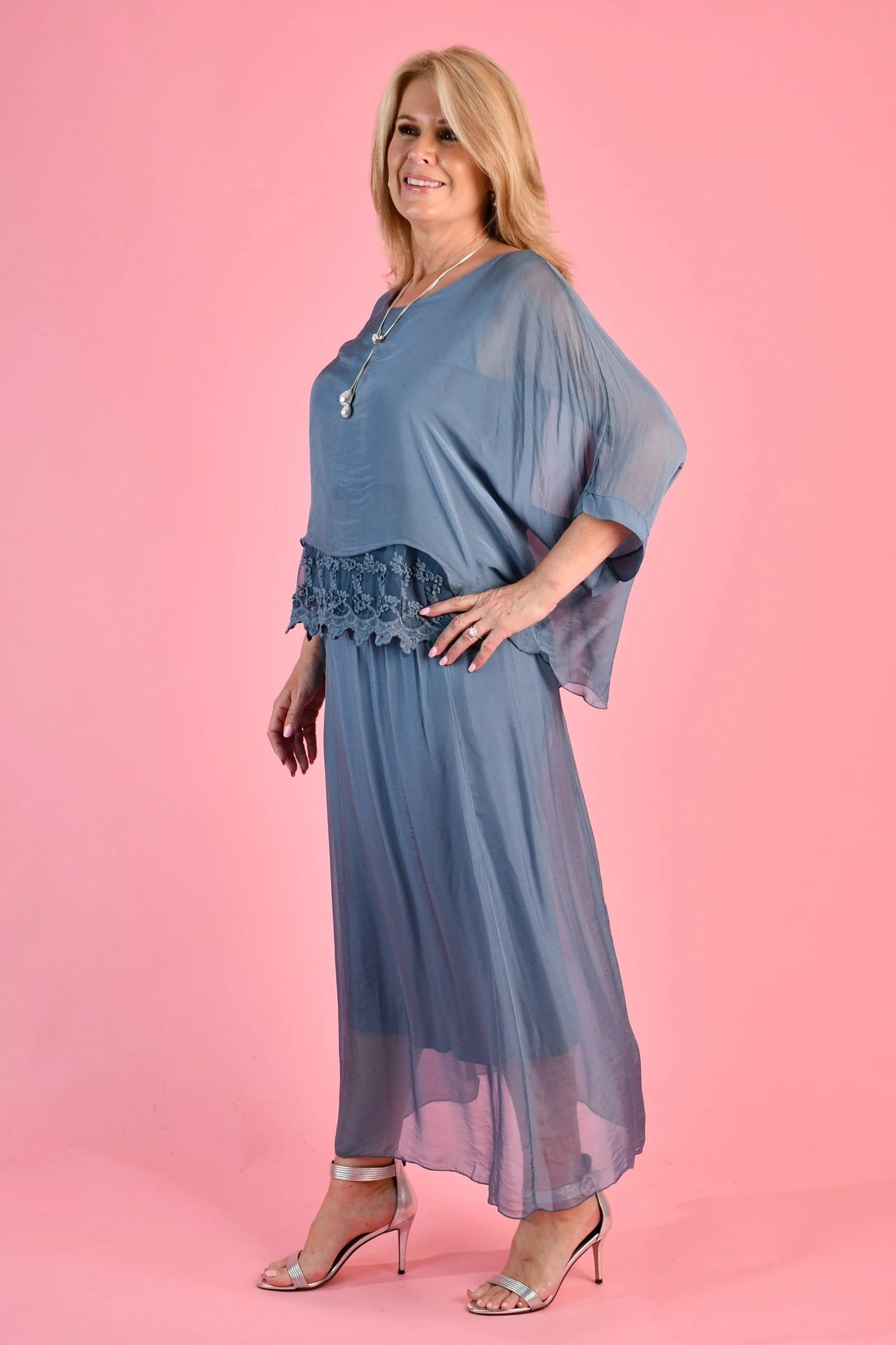 Marta Silk Maxi Skirt