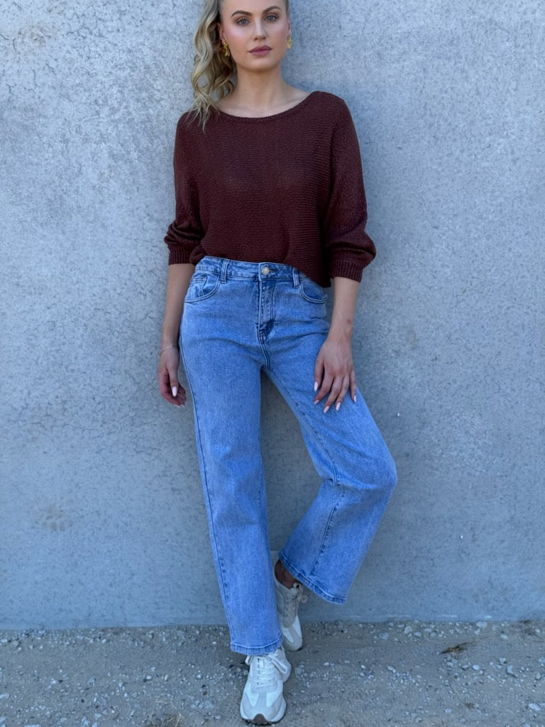 Tape Boat Knit Jumper