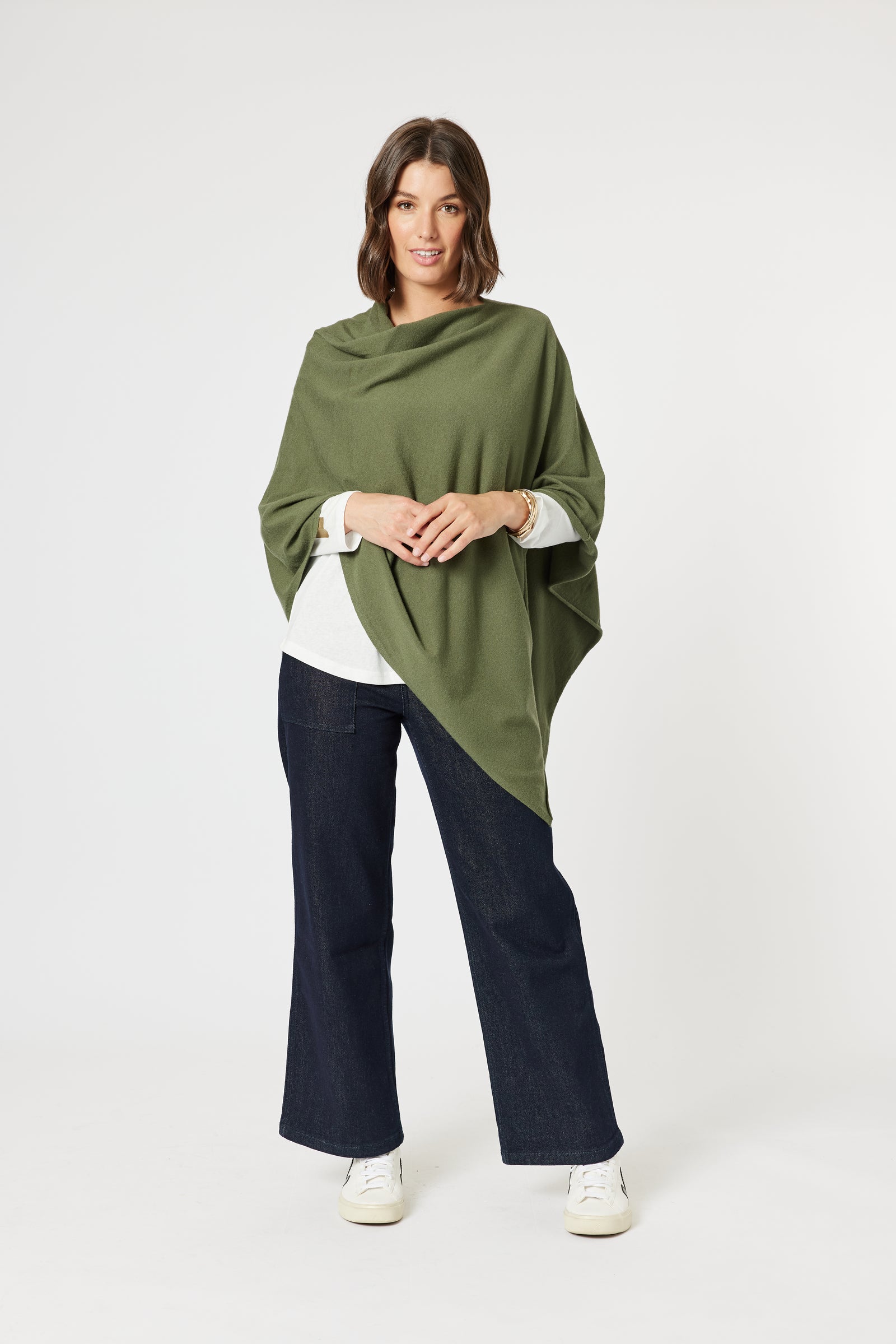 Macy Knit Poncho