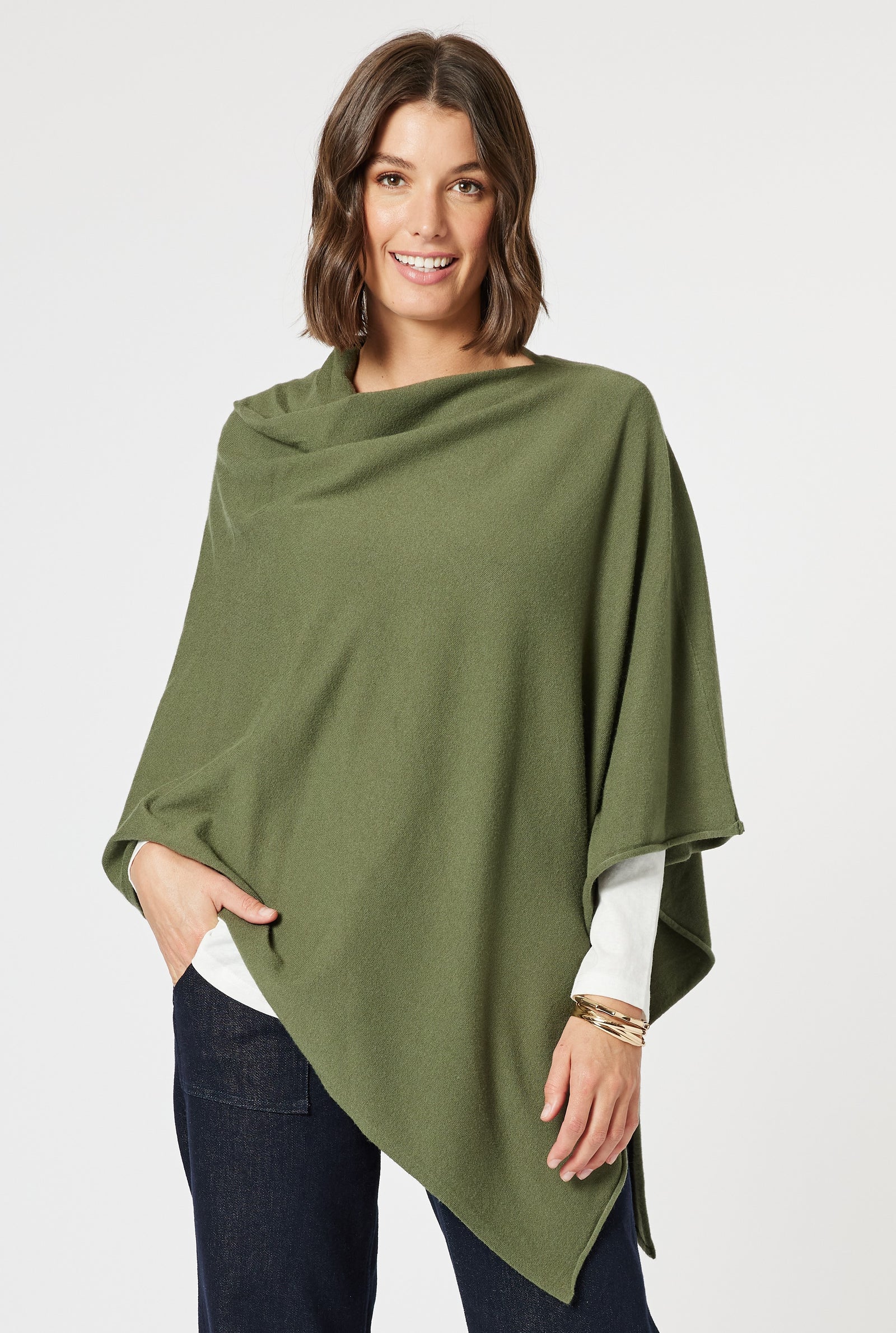 Macy Knit Poncho