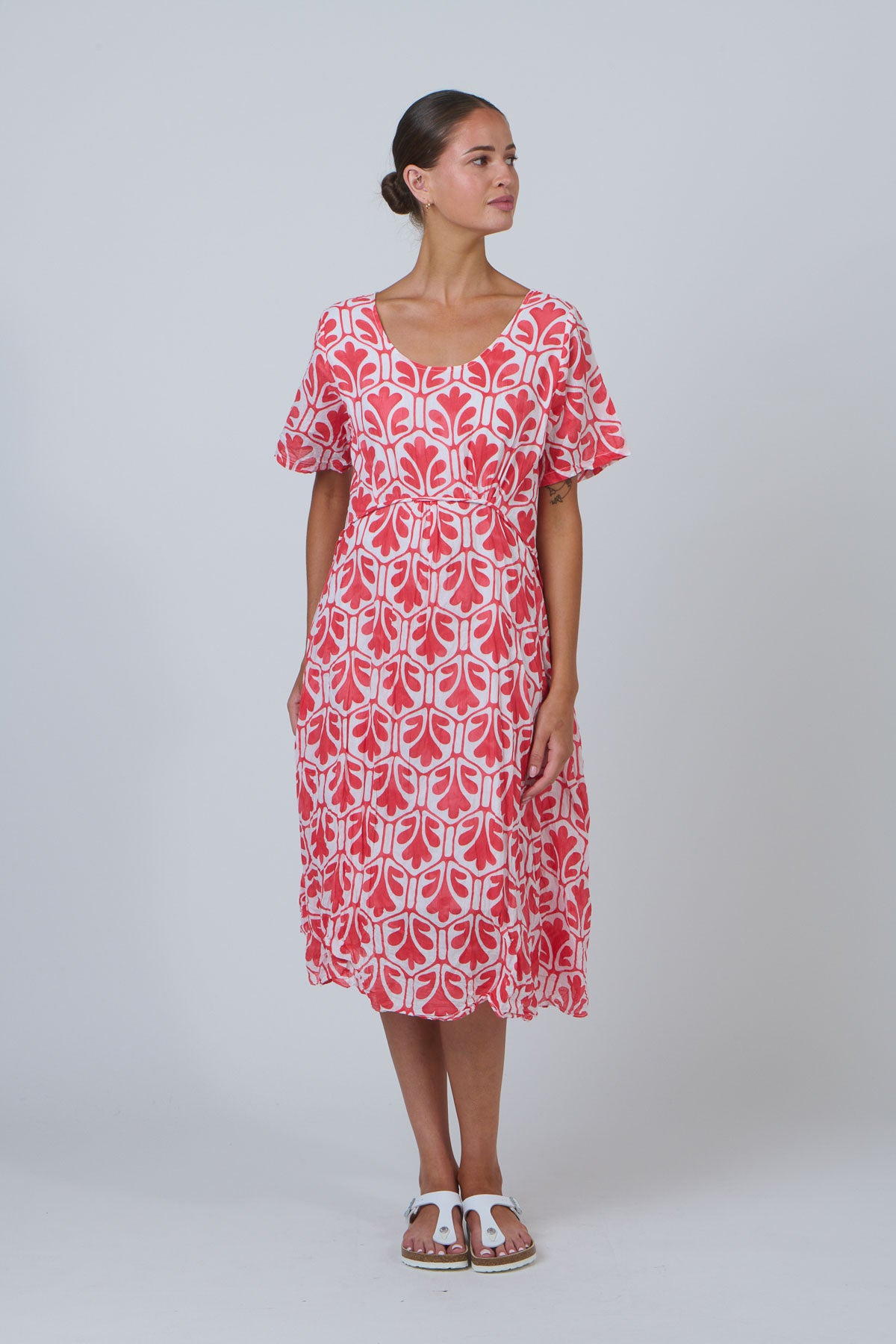 Twist Travel Midi Dress