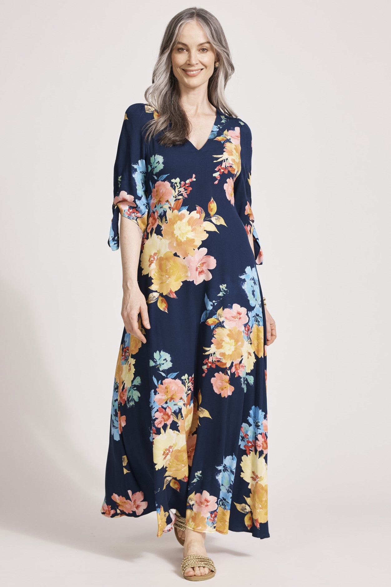 Parisio Tie Maxi Dress