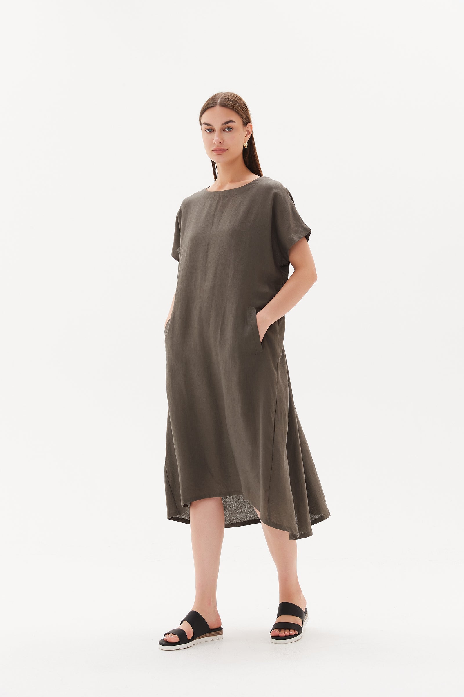 Elastic Gather Dress