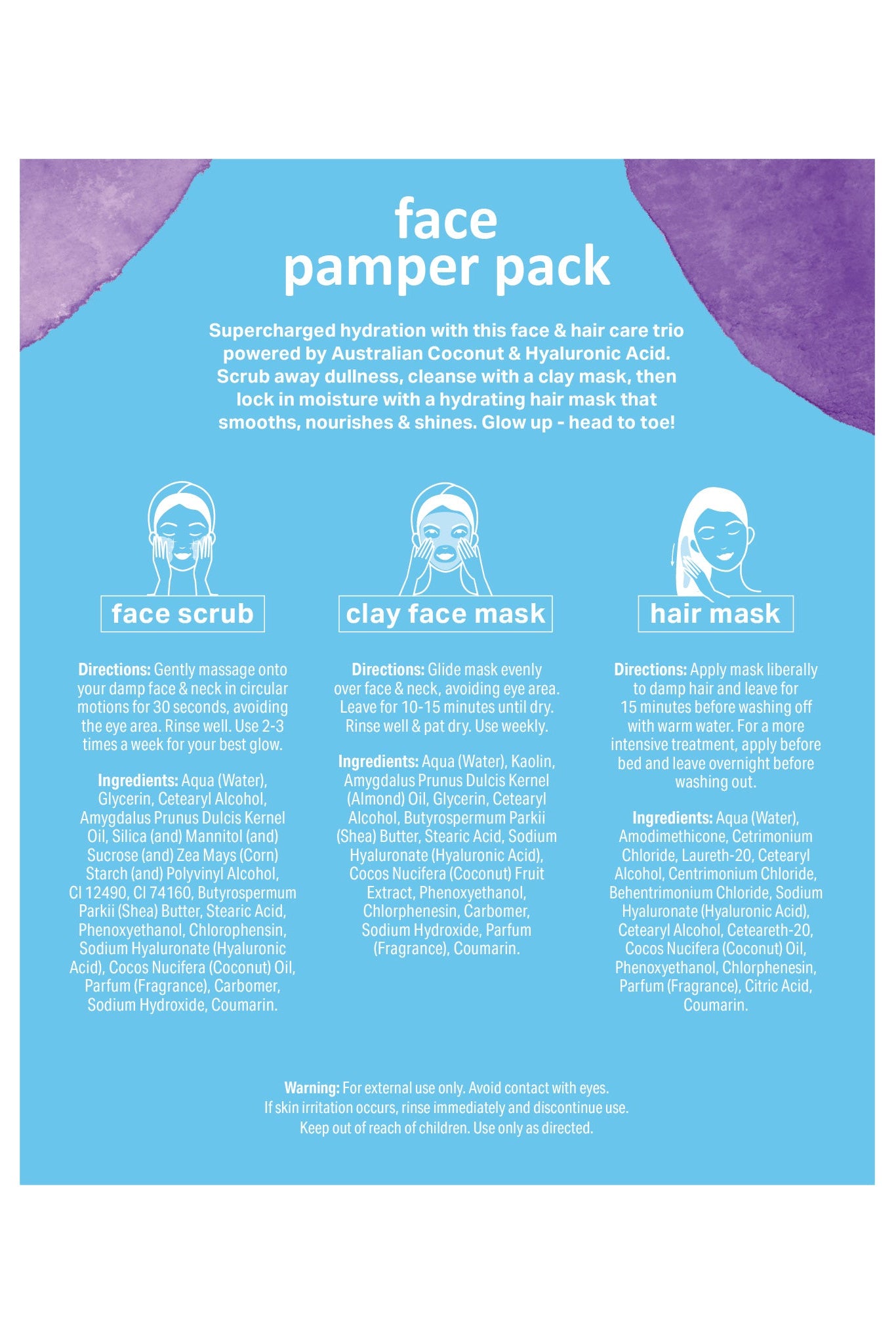 You Glow Girl Face Pamper Pack