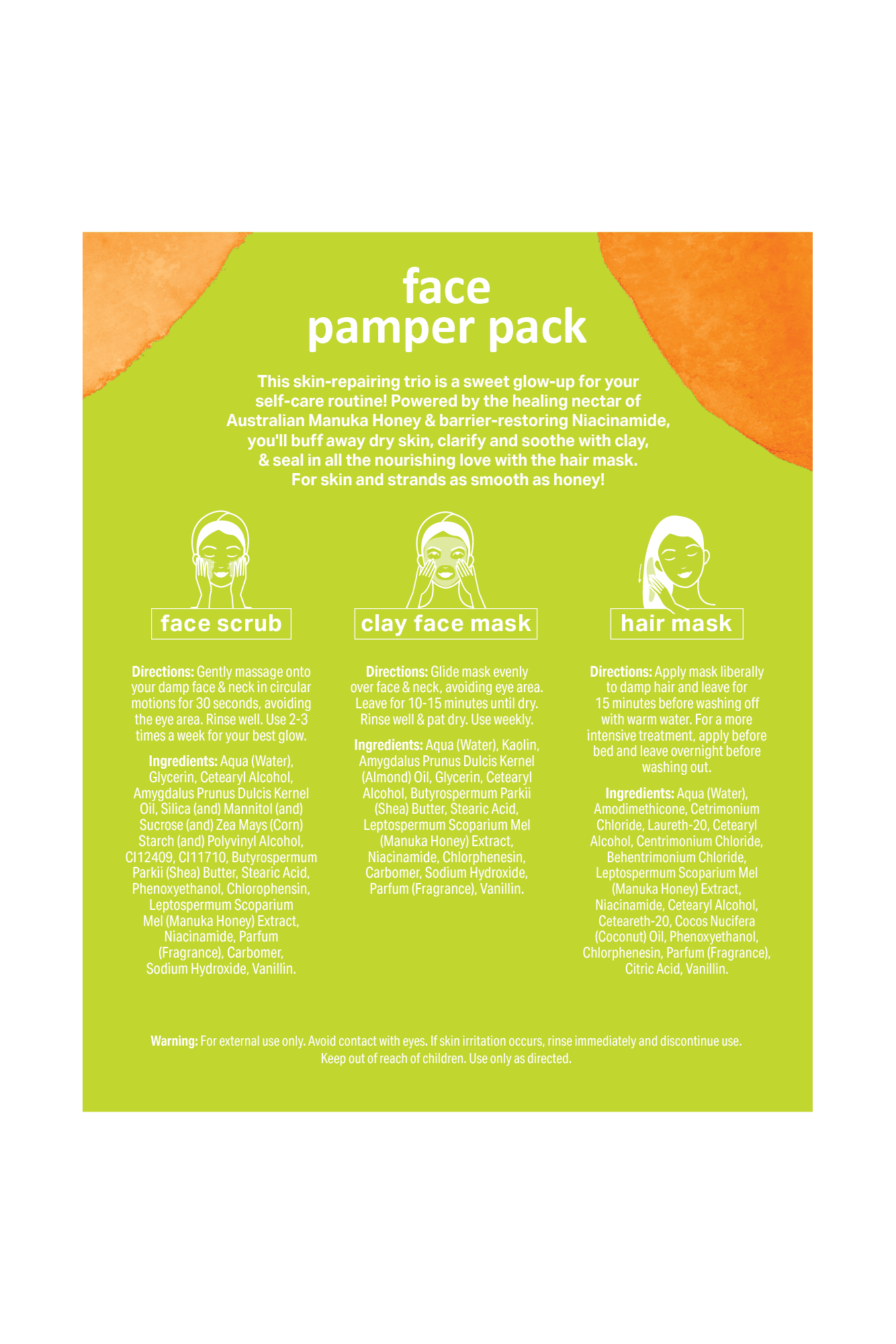 Skin Like Honey Face Pamper Pack