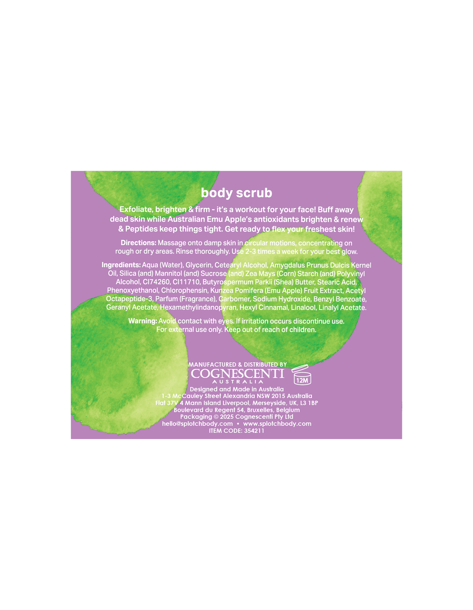 Get Buffed Body Scrub