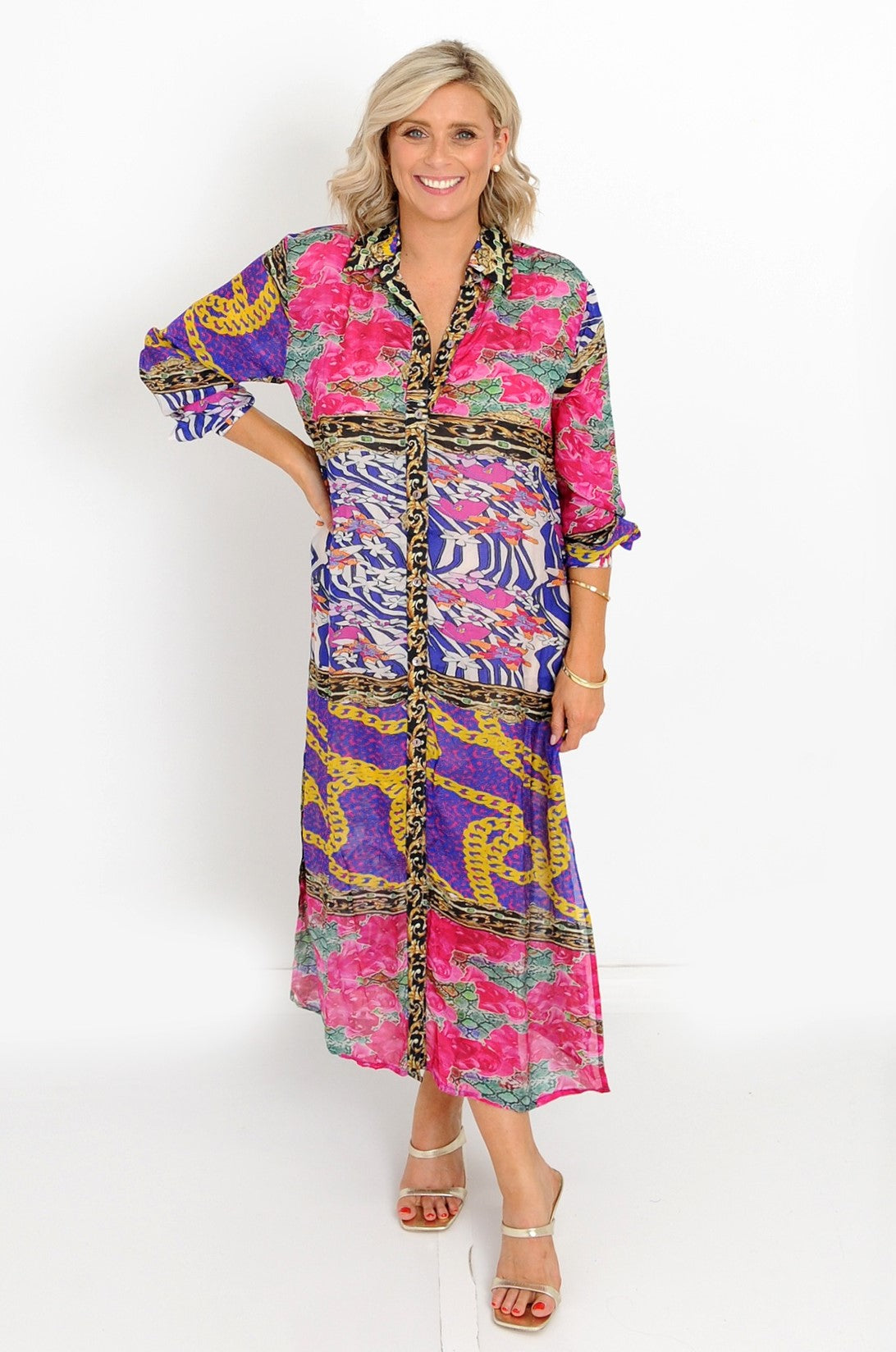 Lola Maxi Shirt Dress