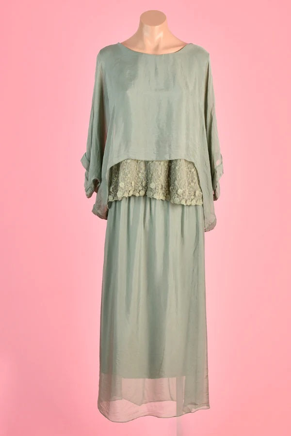 Marta Silk Maxi Skirt