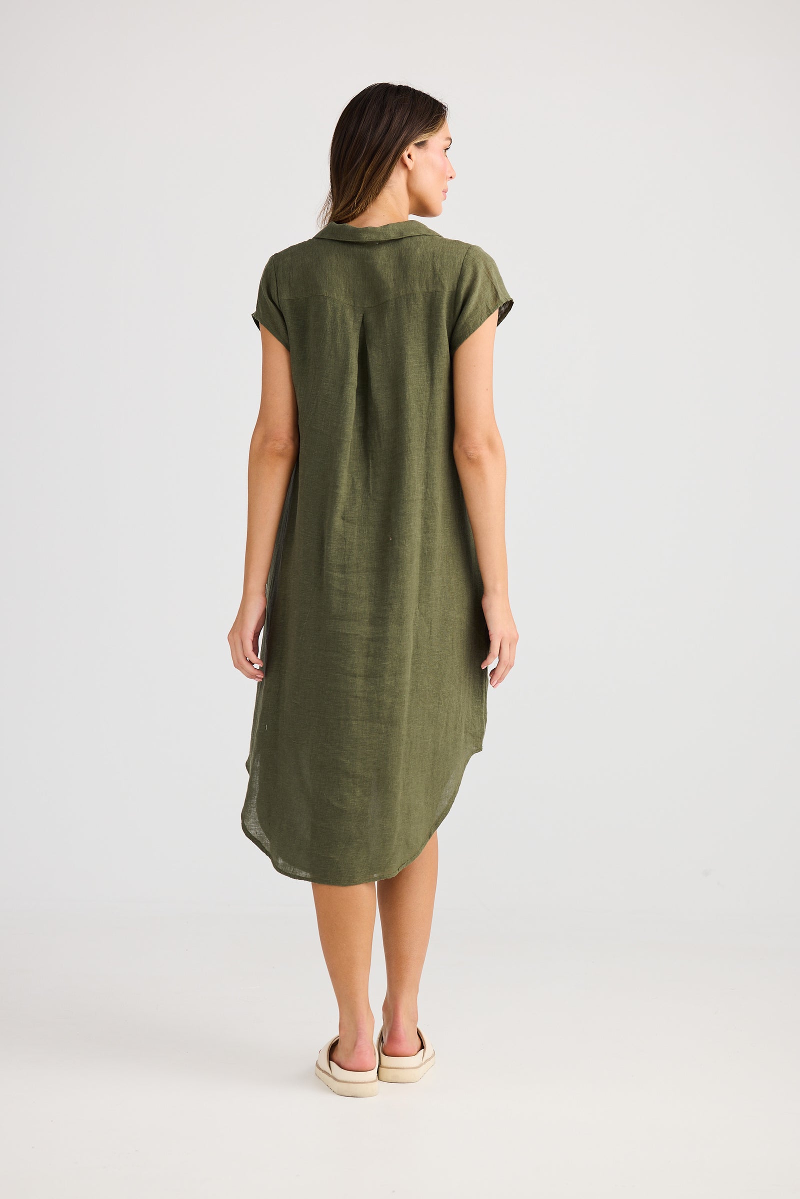 Ahoy Linen Tunic Dress
