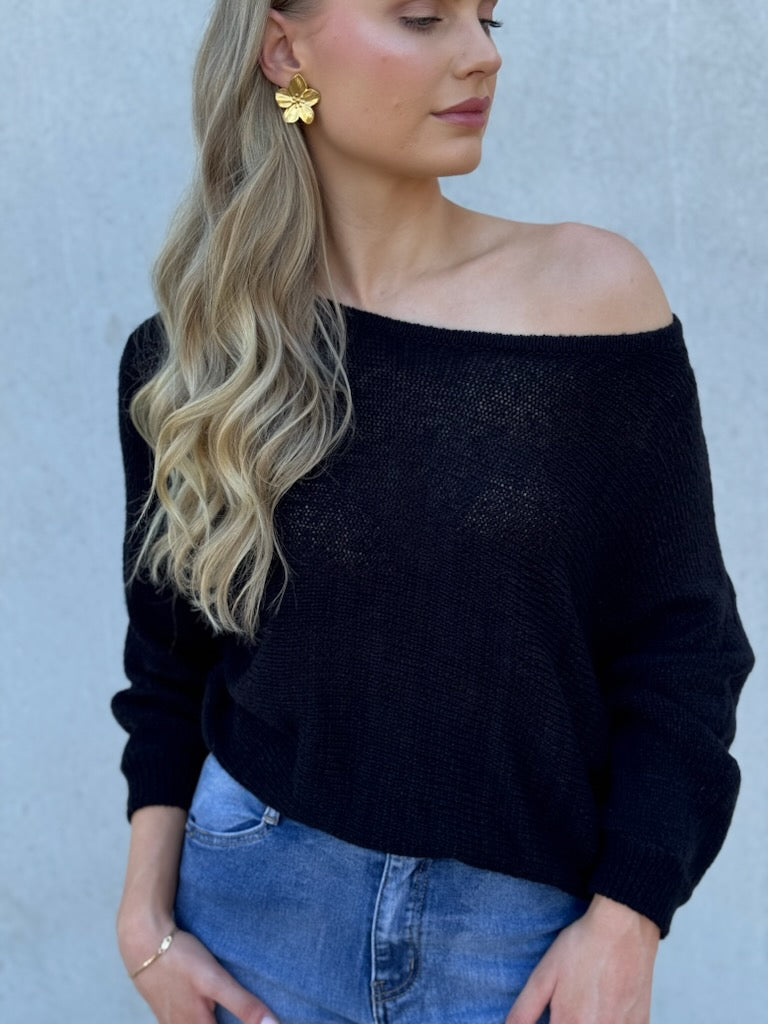 Tape Boat Knit Jumper