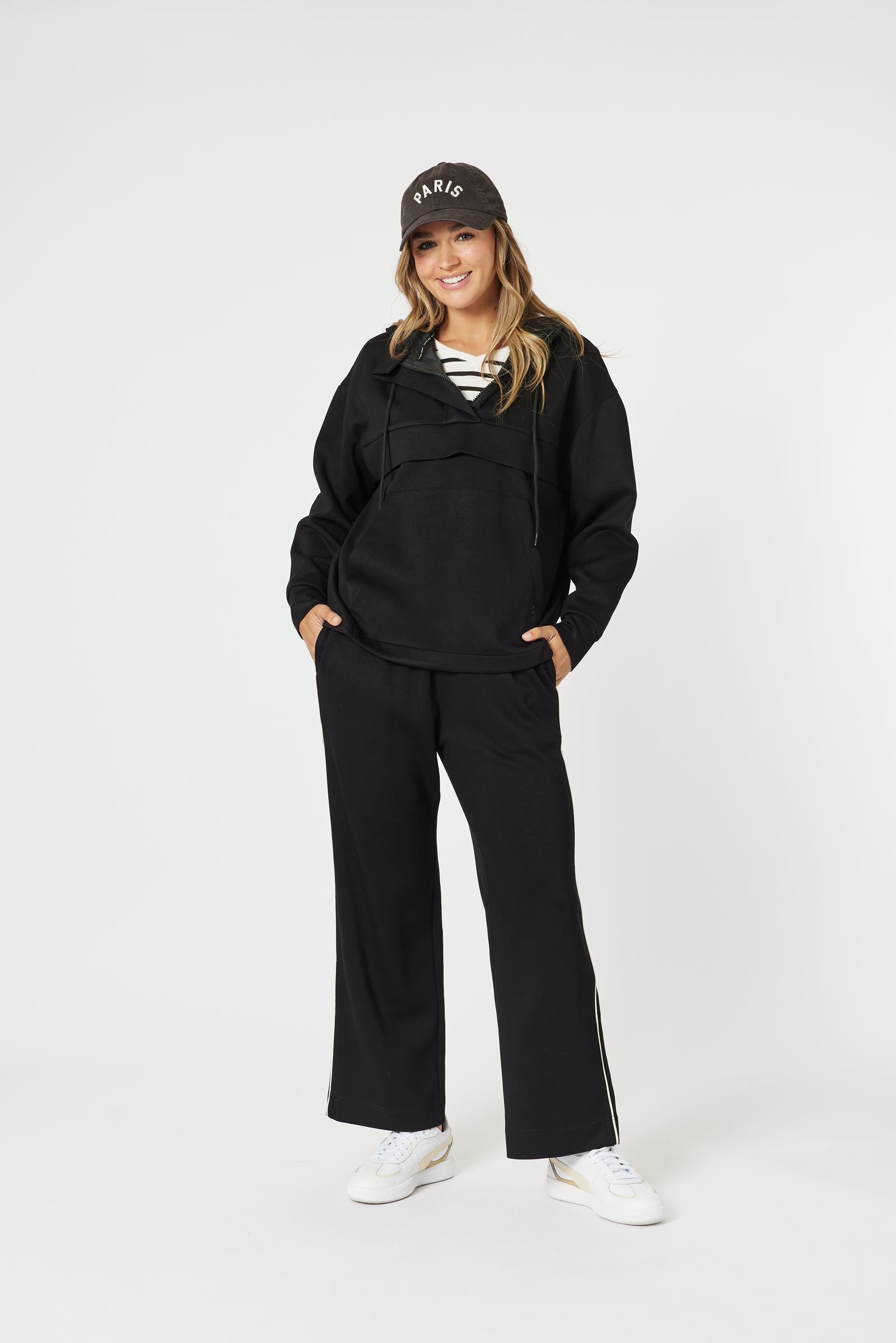 Evie Hooded Zip Sweat