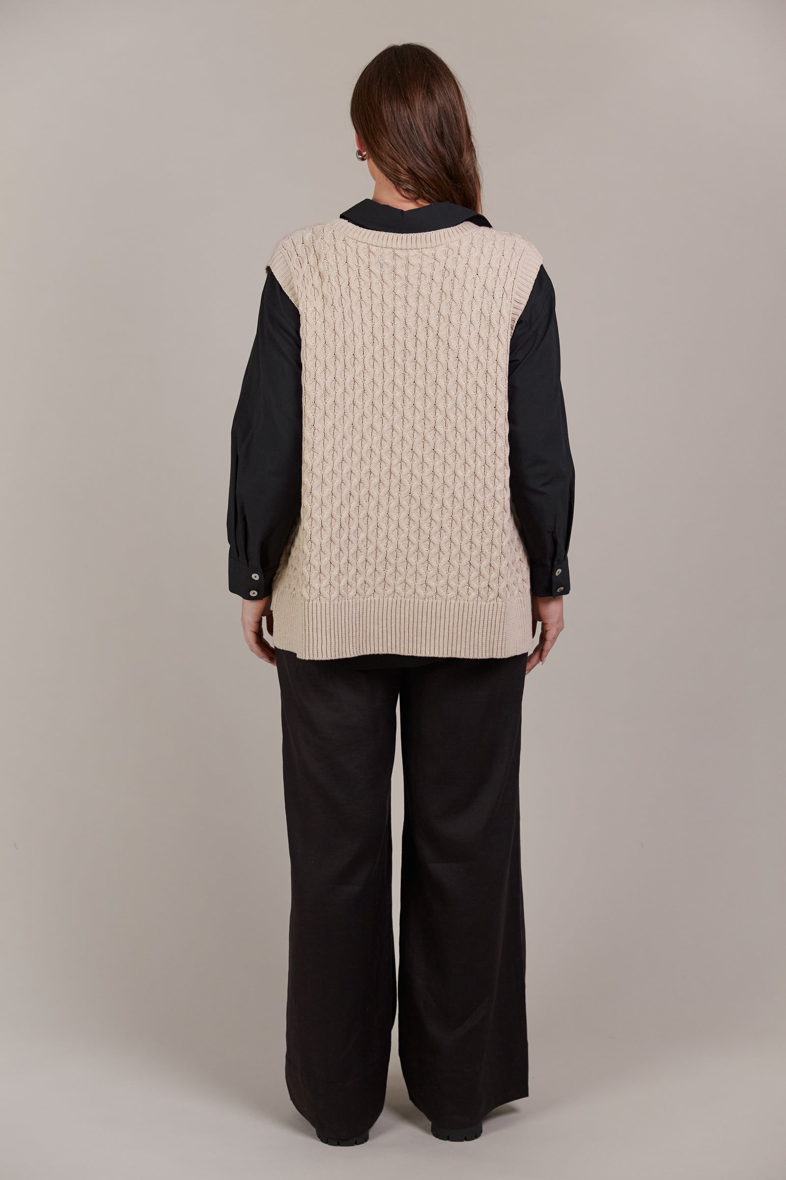 Naviva Cotton Knit Vest