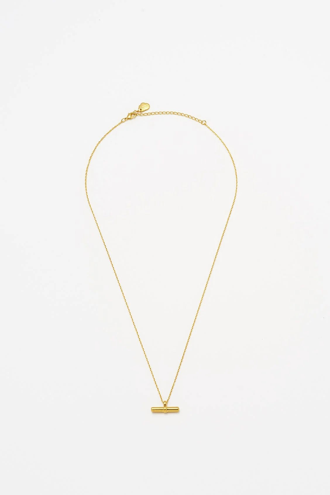 TBar Necklace in Gold Plating by Estella Bartlett.