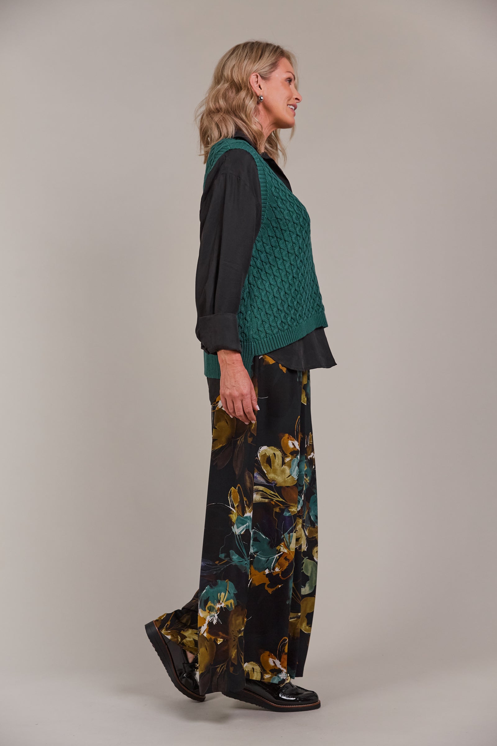 Naviva Cotton Knit Vest