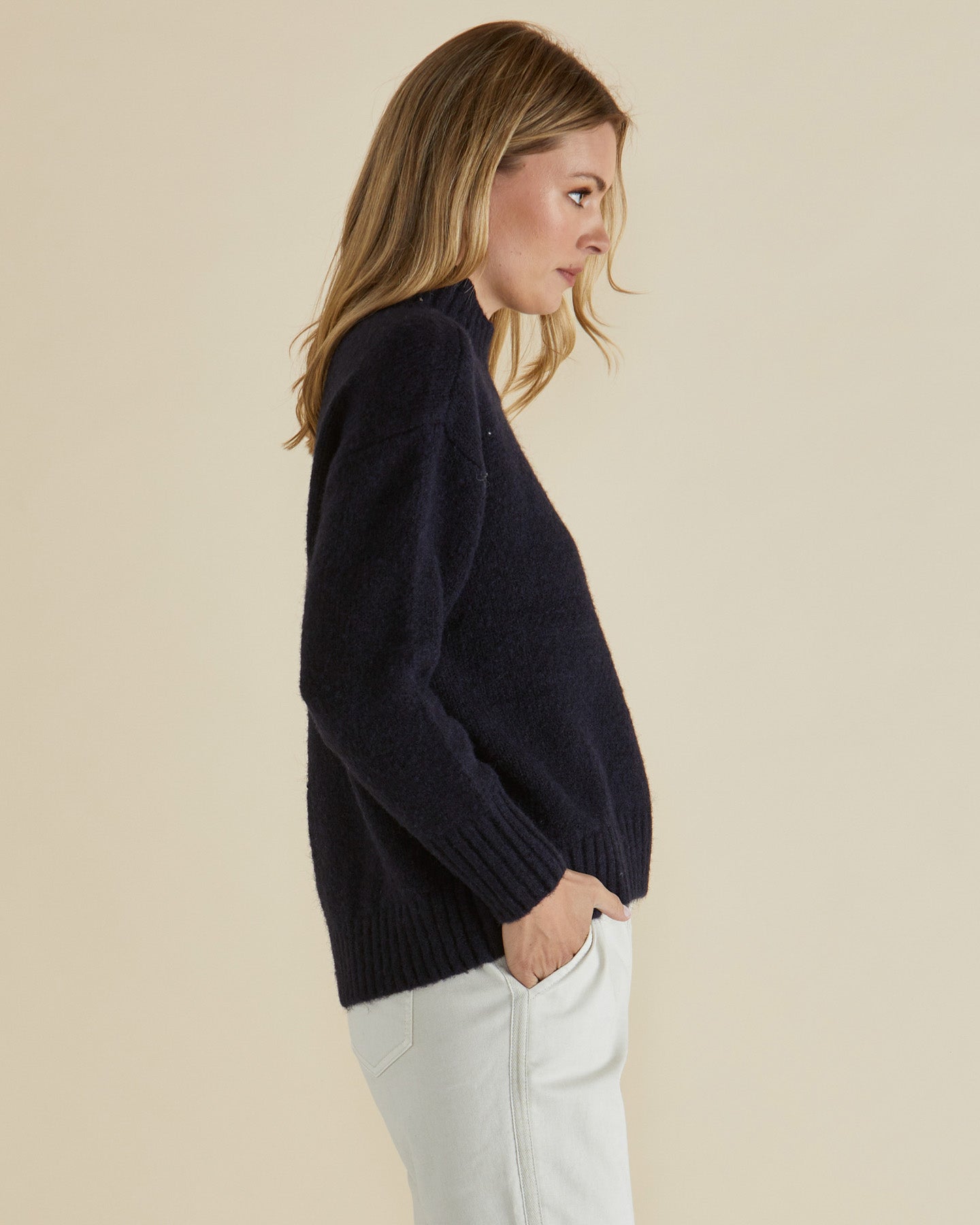 Lola High Neck Knit Jumper