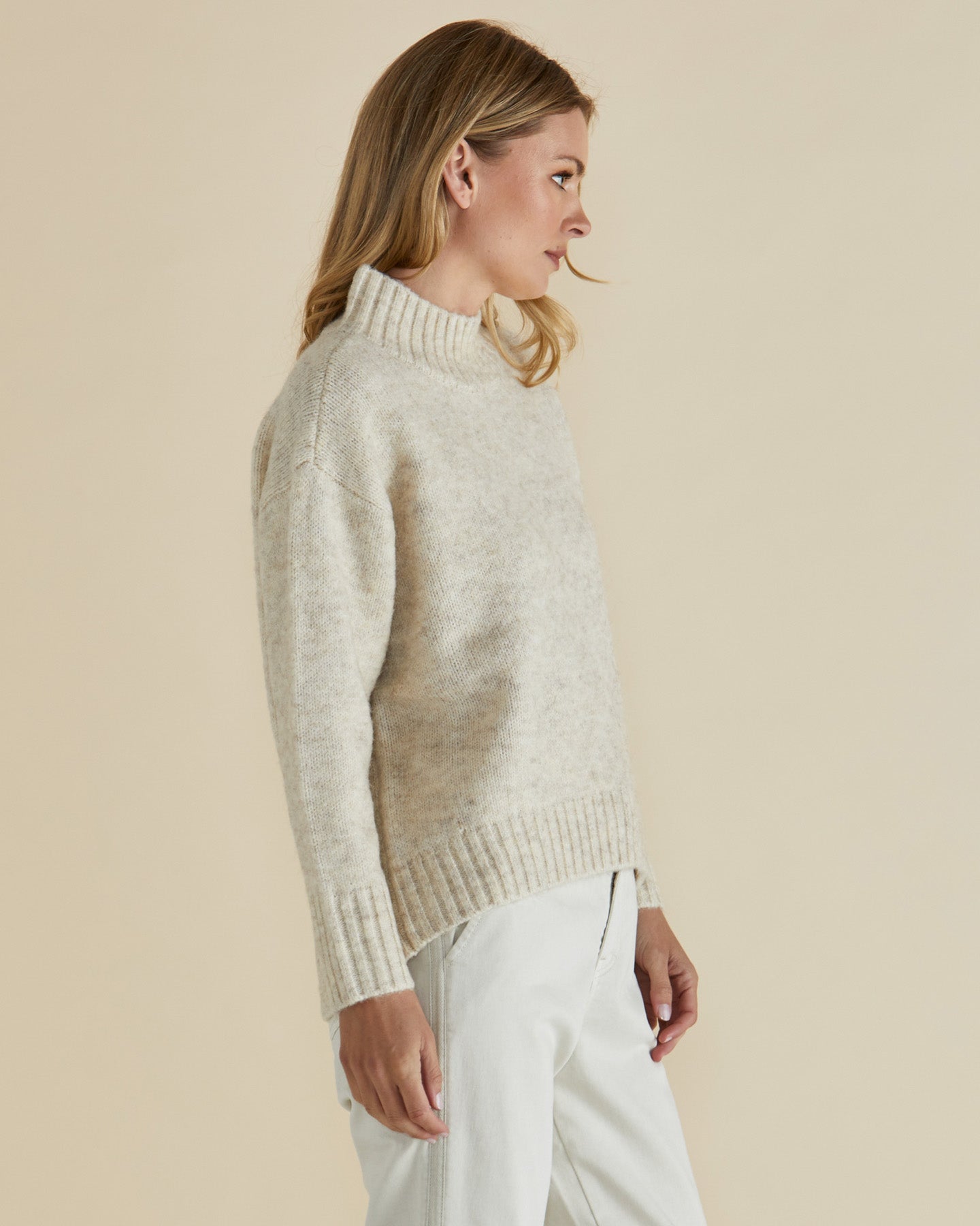 Lola High Neck Knit Jumper
