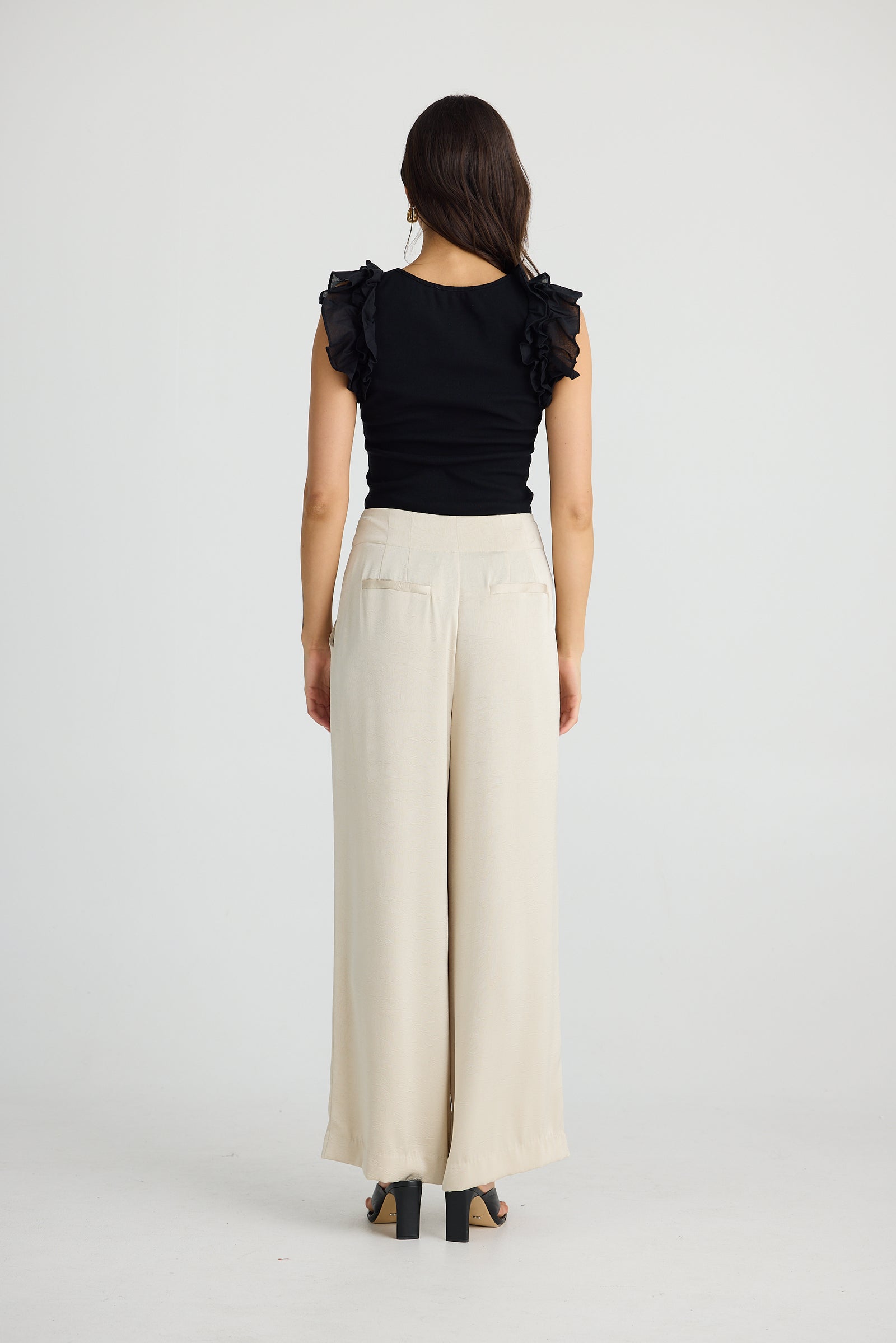 Dana Pant – Crinkle Satin