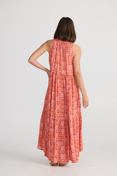 Margot Maxi Dress - Disco Palm