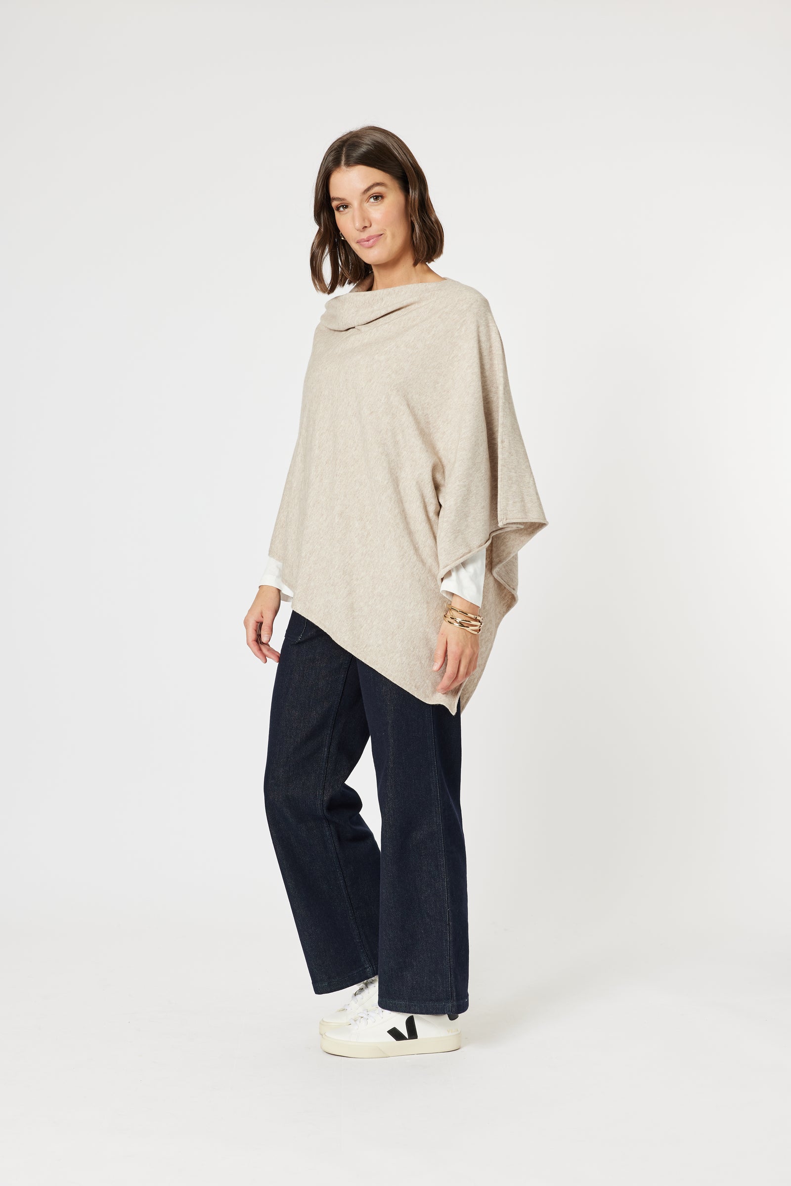 Macy Knit Poncho