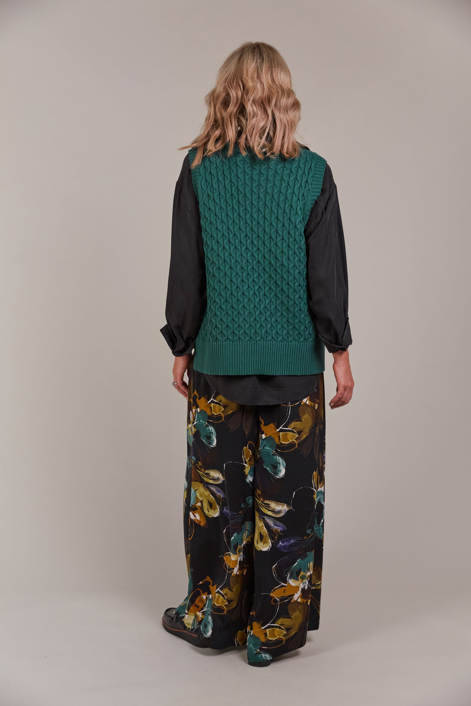 Naviva Cotton Knit Vest