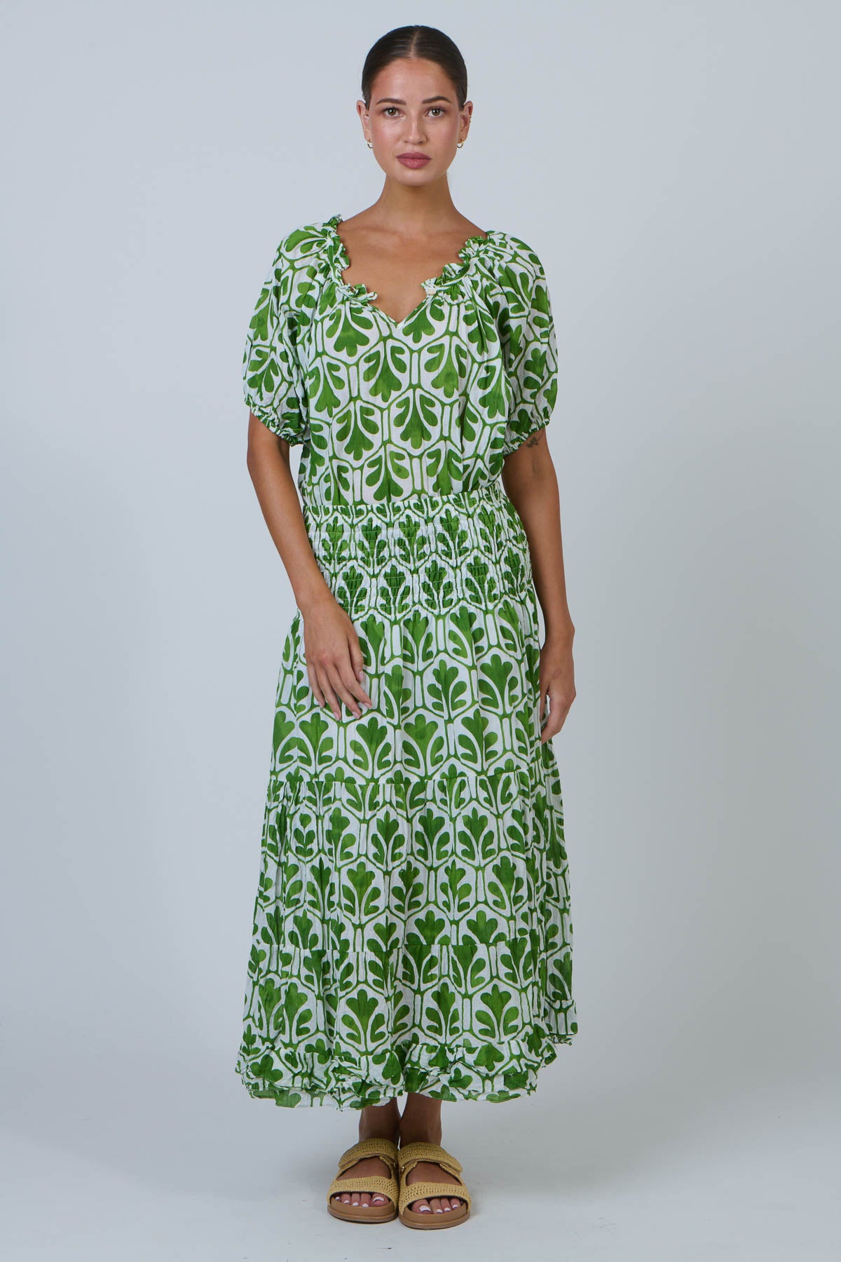 Relaxed Ruffle Detail Top