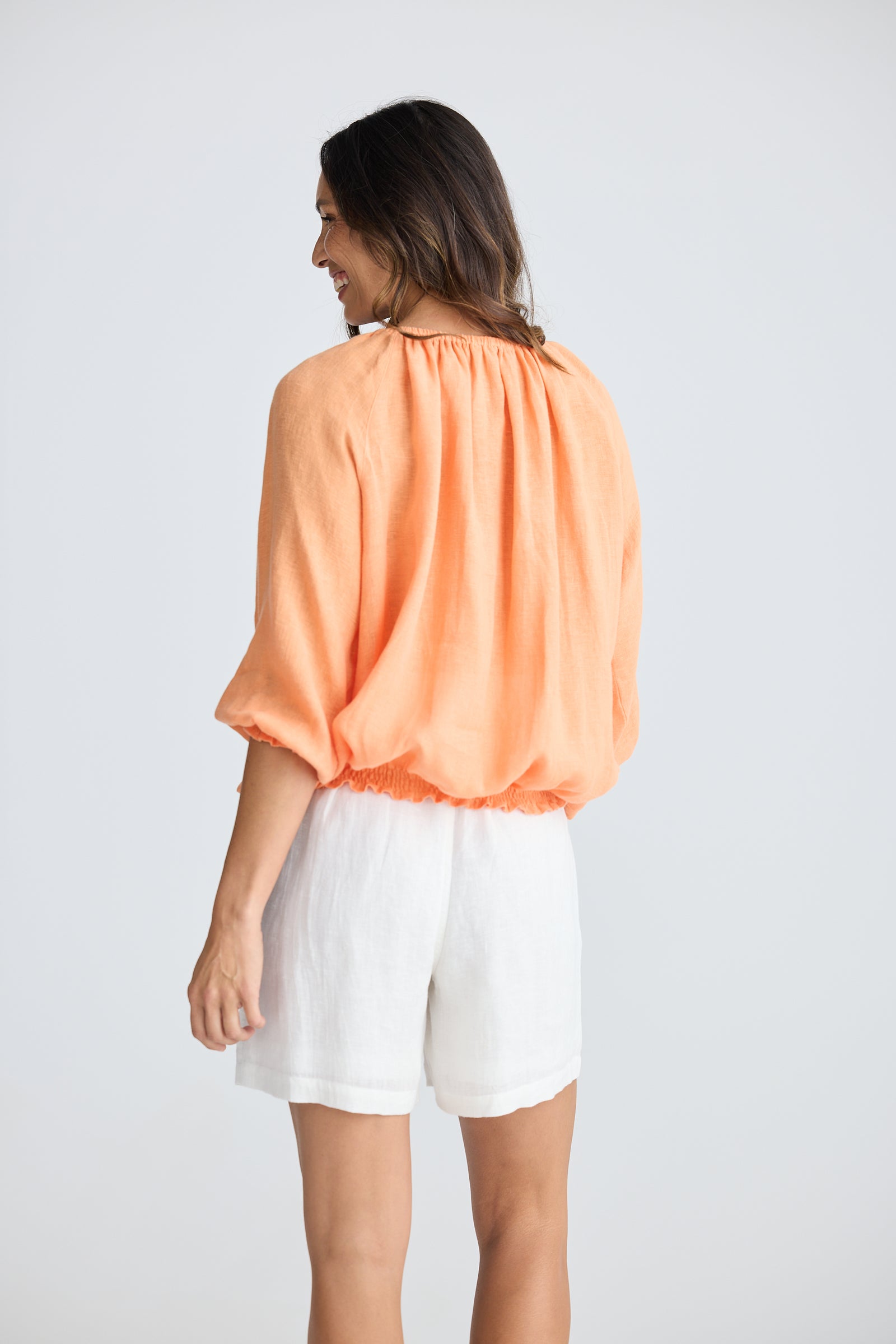 Seaside Top - Linen Gauze