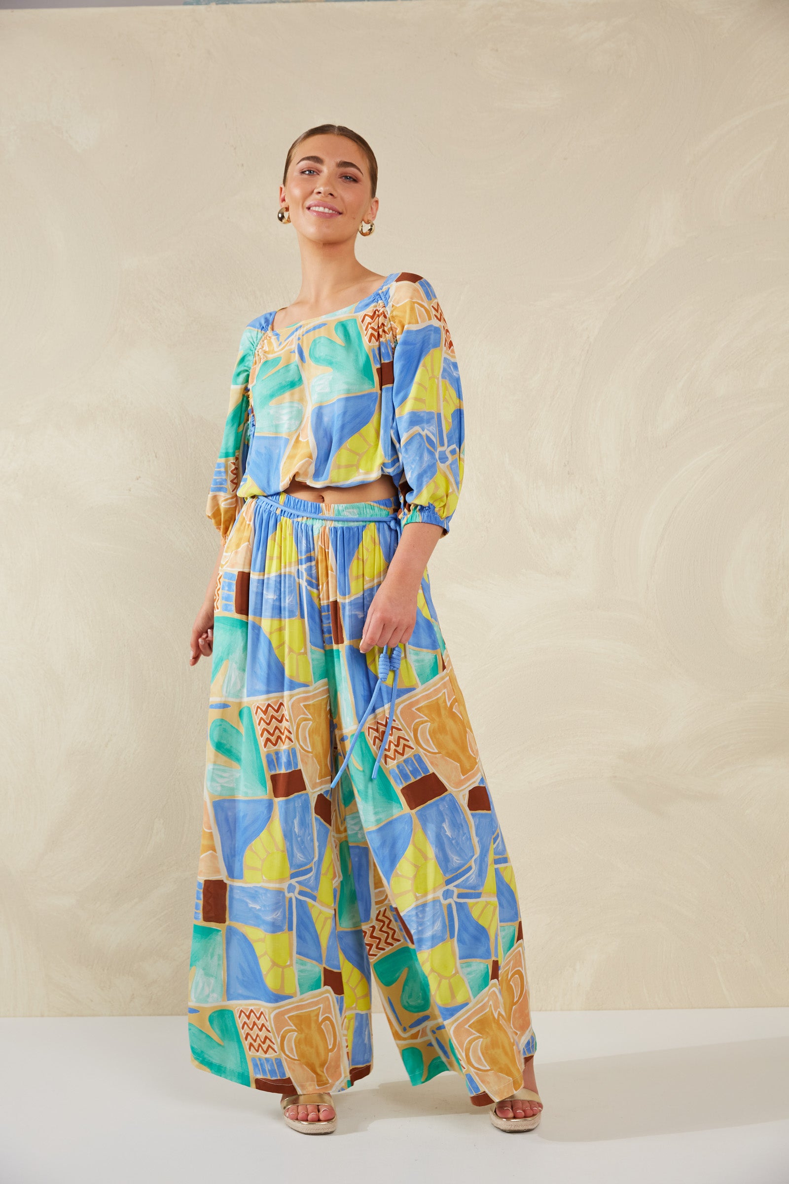 Palermo Drawstring Top