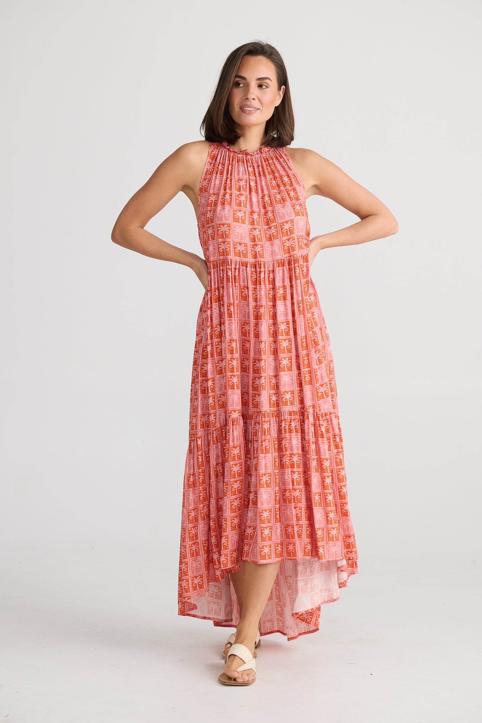Margot Maxi Dress - Disco Palm