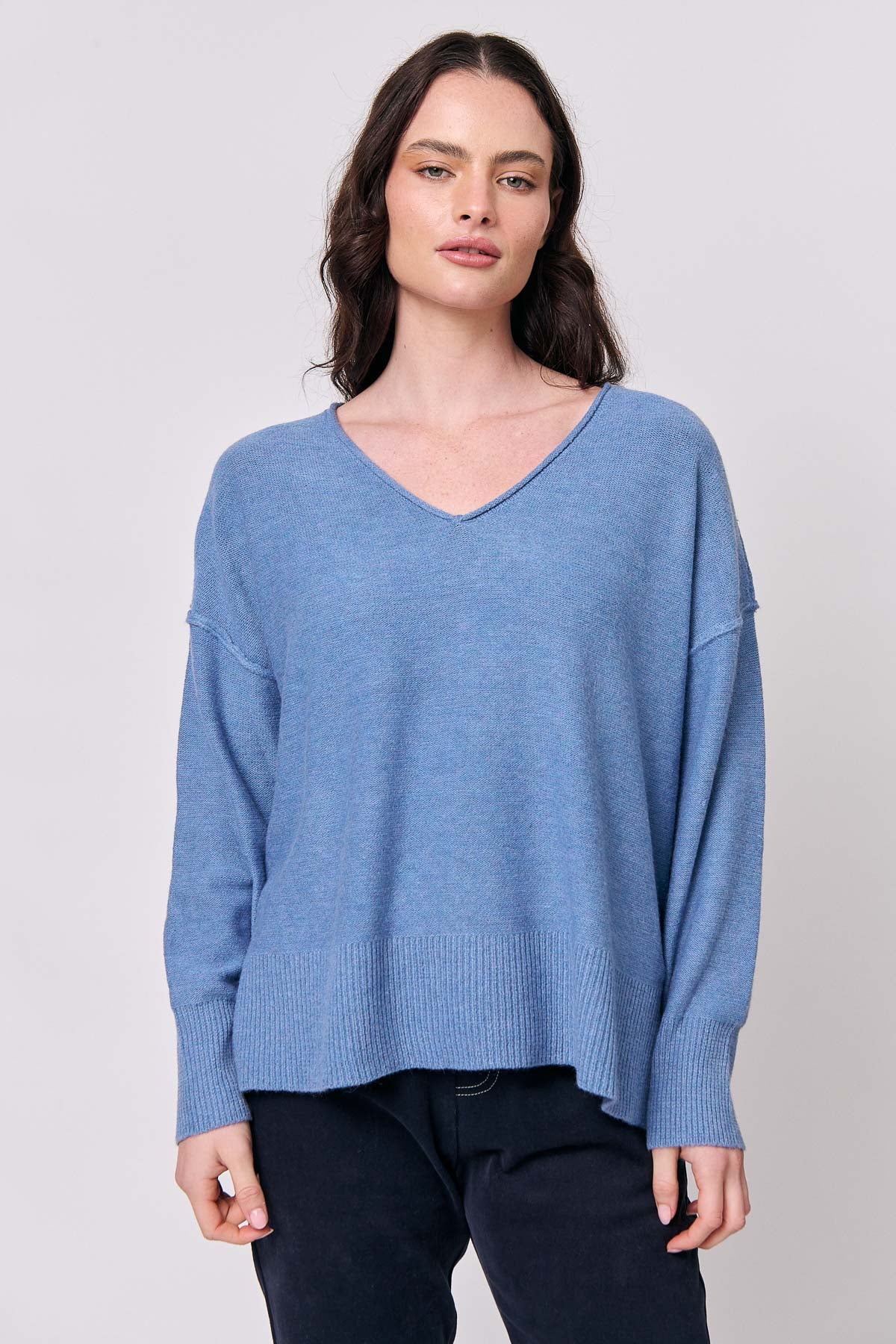 Classic Knit V-Neck Jumper