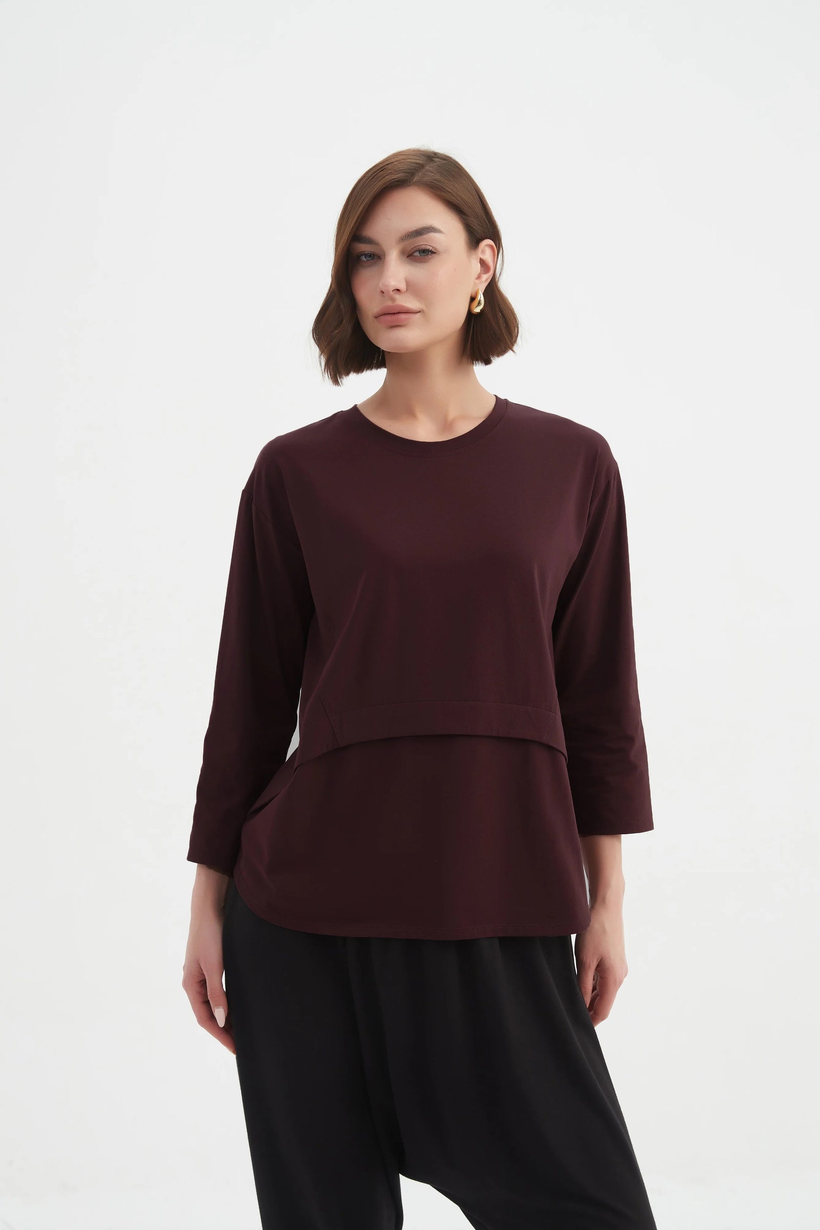 Curved Seam Top