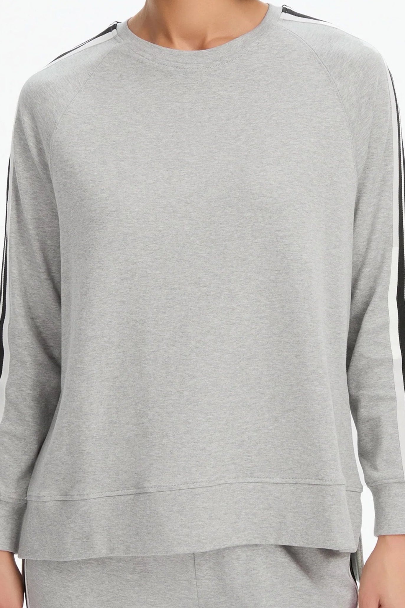 Stripe Sleeve Sweatshirt