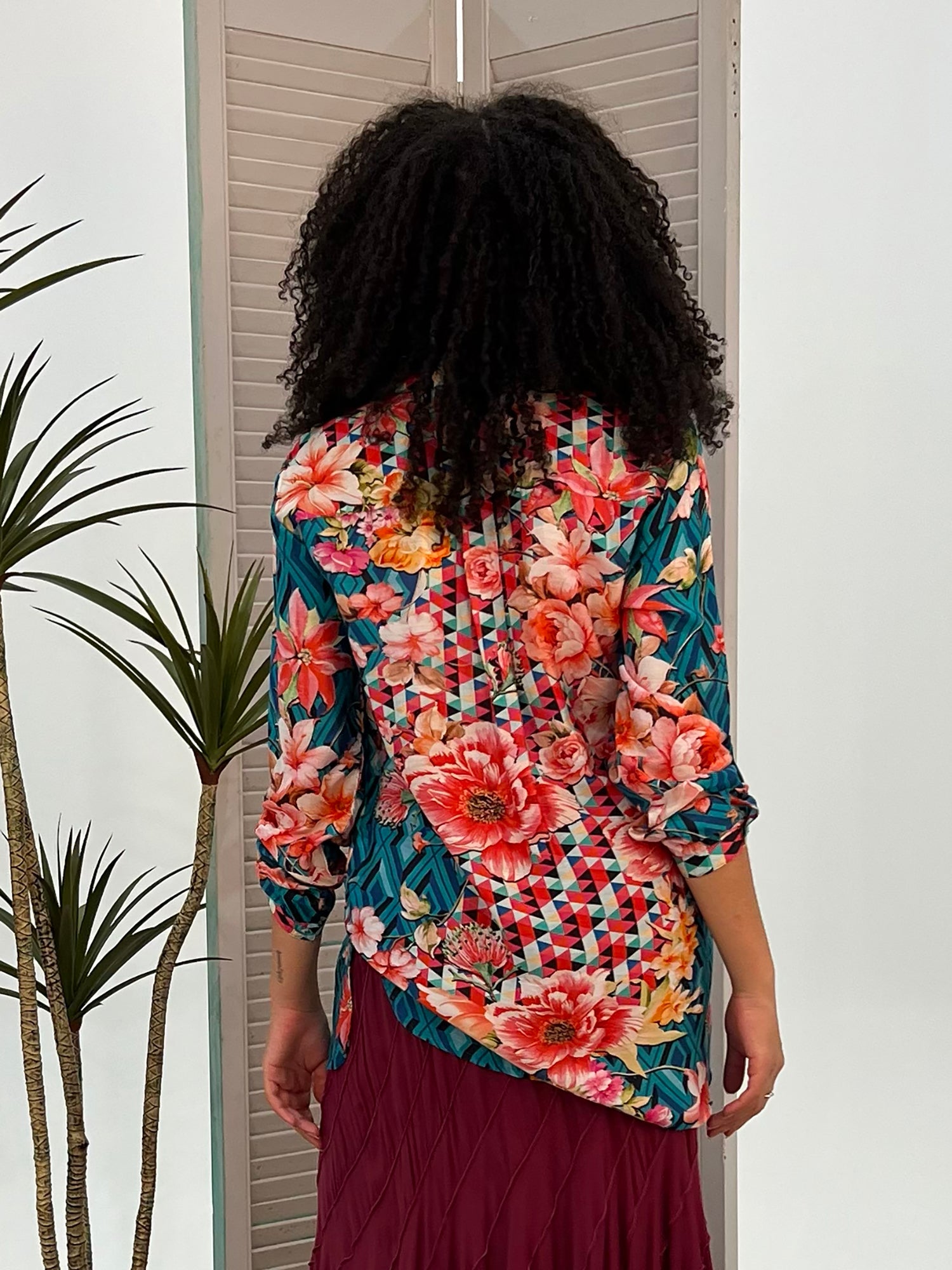 Floral Diamond Shirt