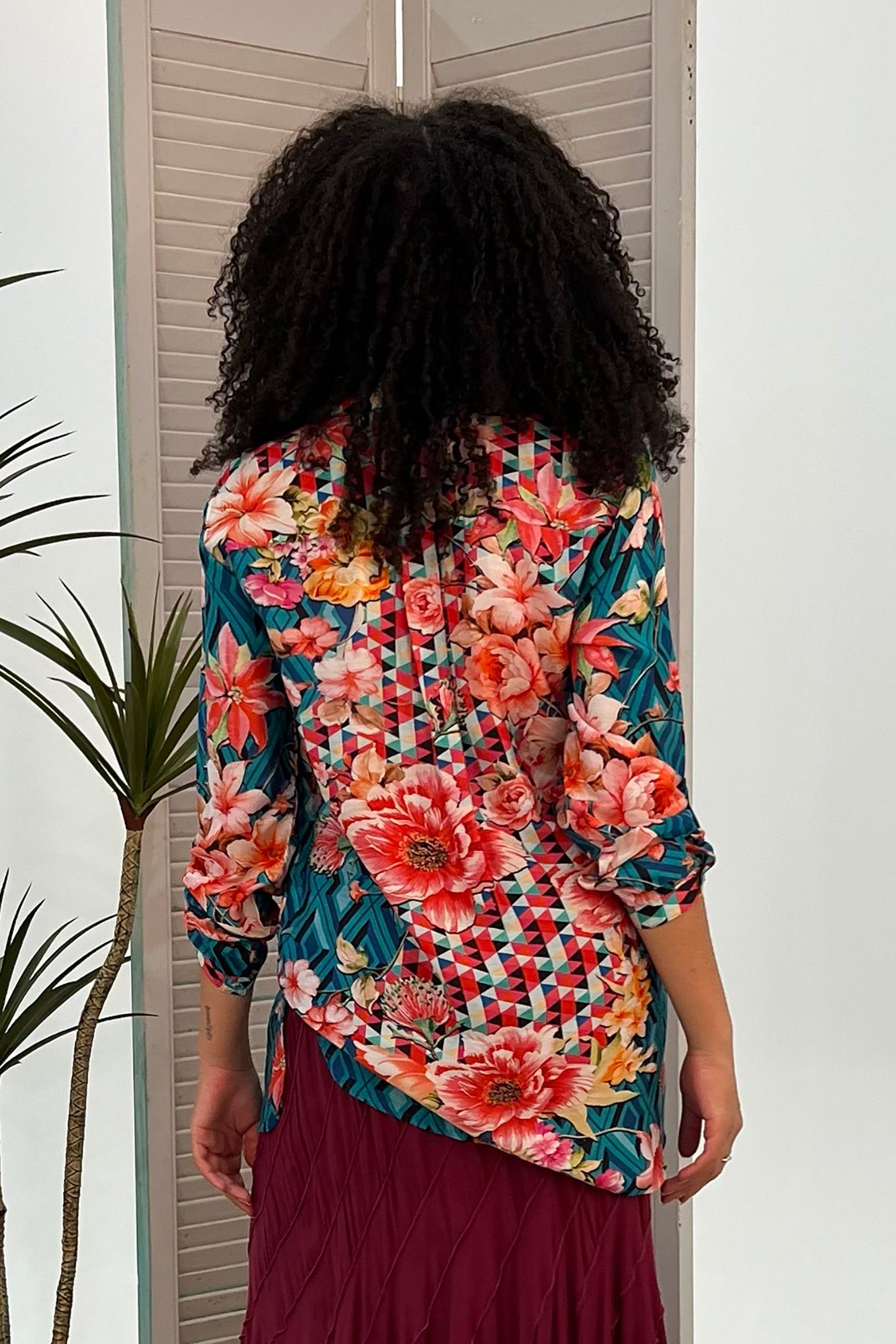 Floral Diamond Shirt