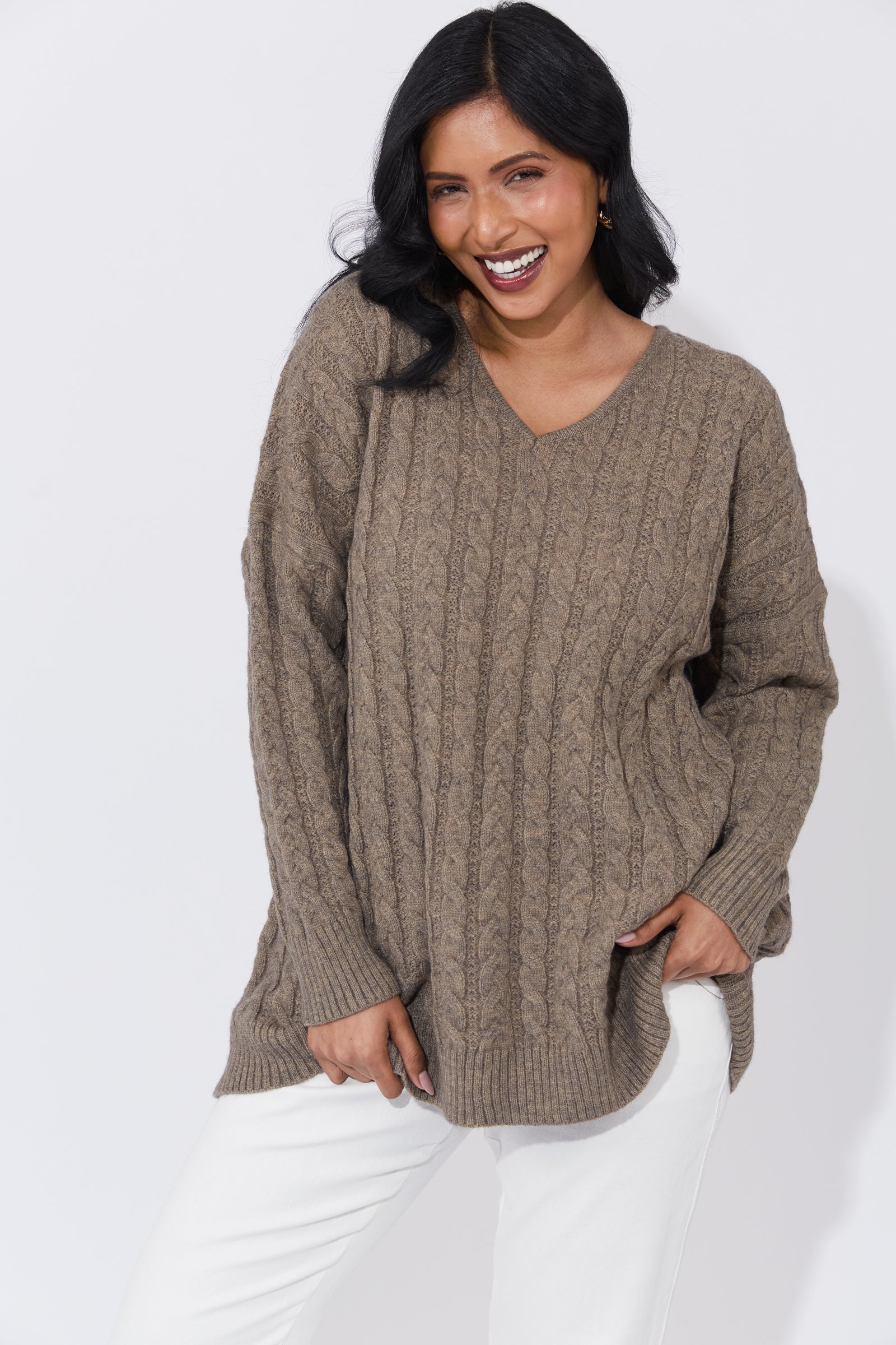 Cadiz Cable Knit Jumper