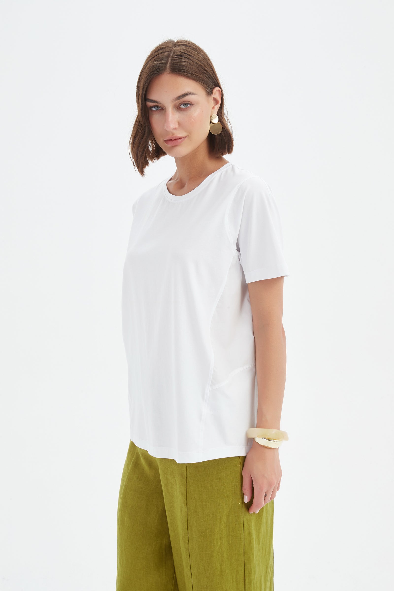 Raglan Back Combi Tee