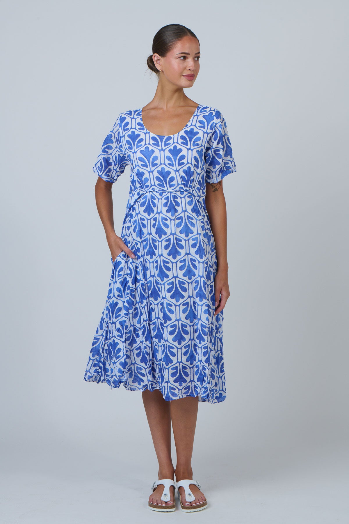 Twist Travel Midi Dress