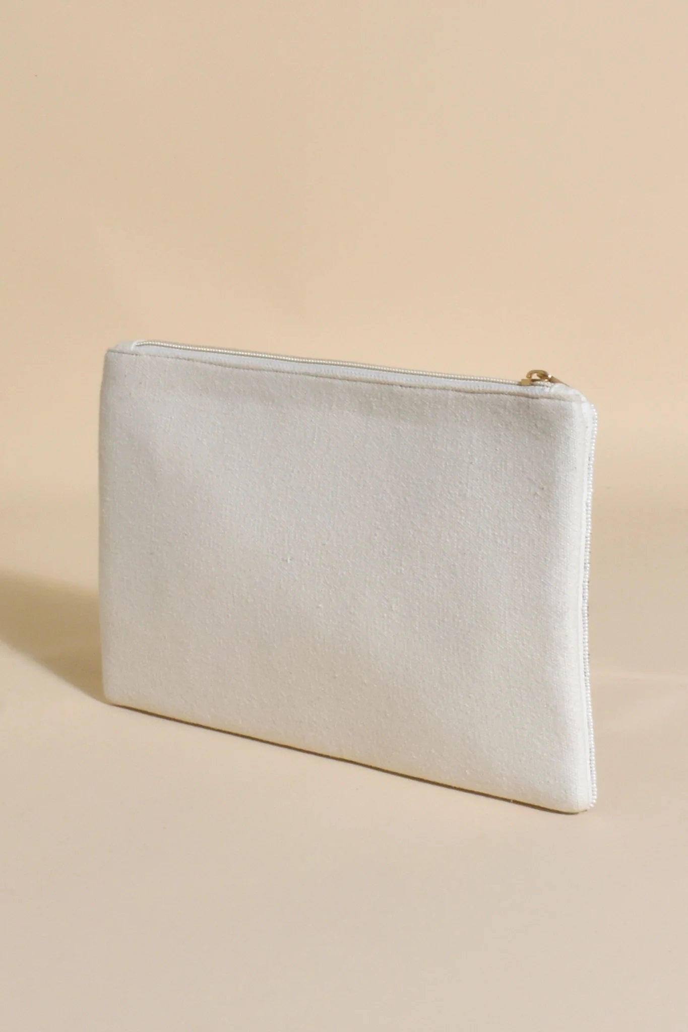 Bold Beaded Floral Clutch